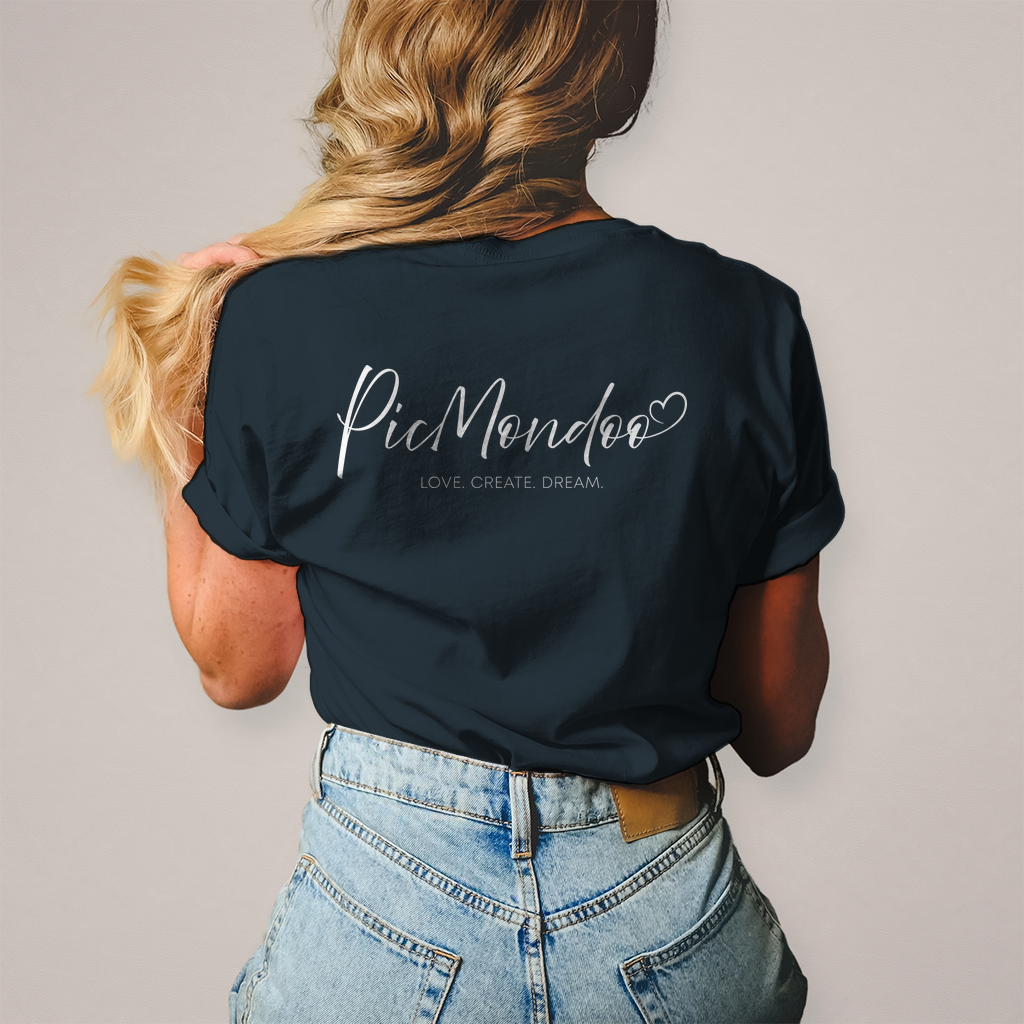 Damen T-Shirt picmondoo logo
