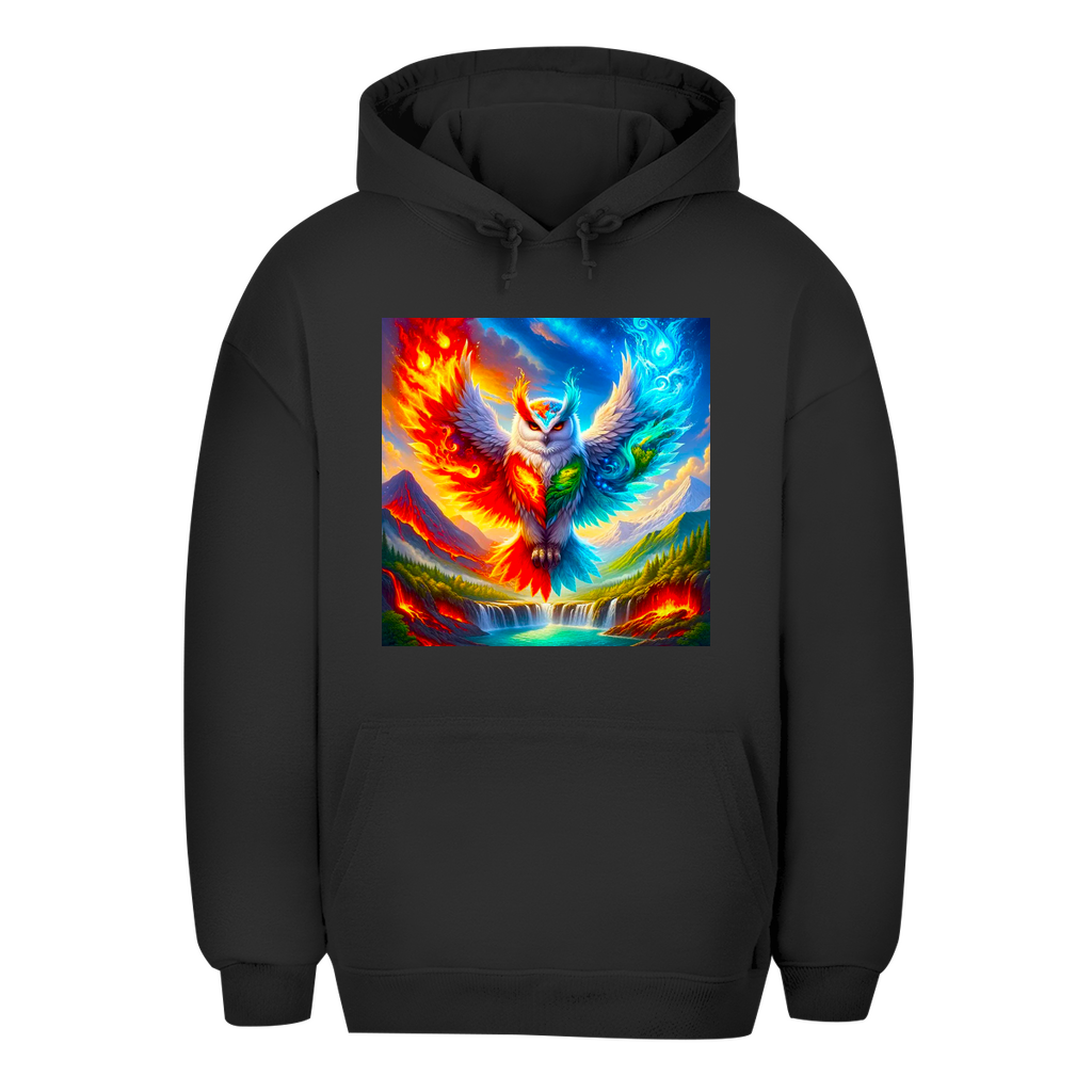 Hoodie - Eule der vier Elemente