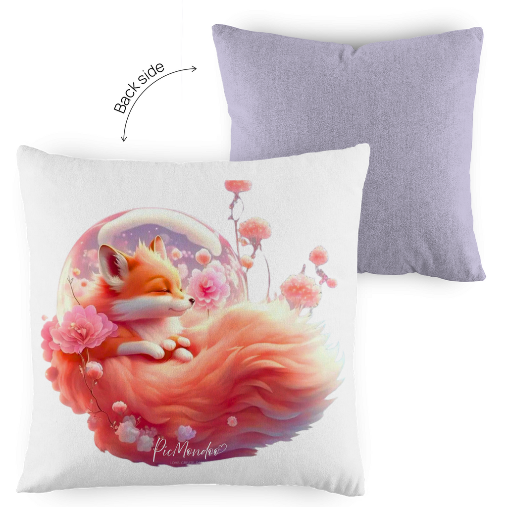 Kopfkissen zweifarbig Apricot foxy