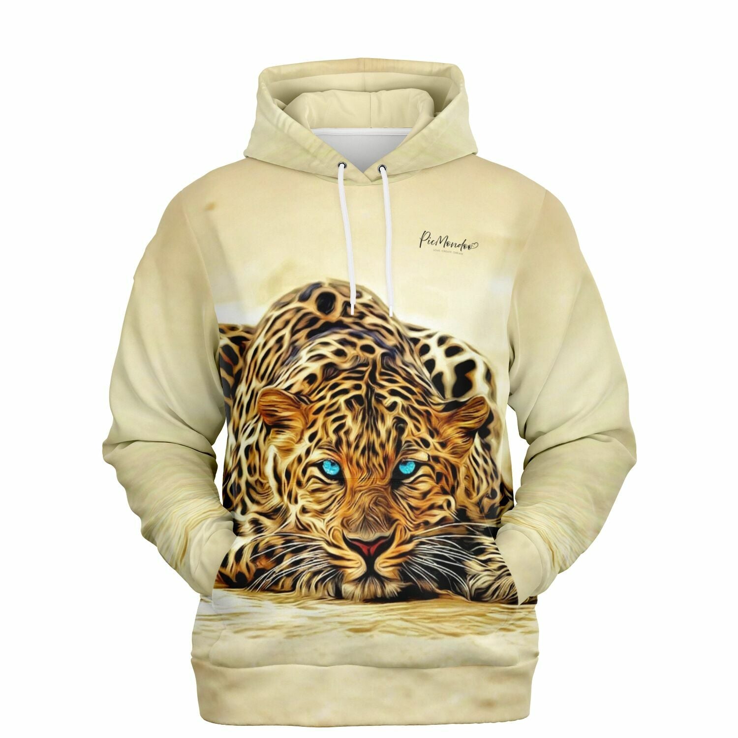 Dreamer Hoodie - Leopard Blue Eyes MINI