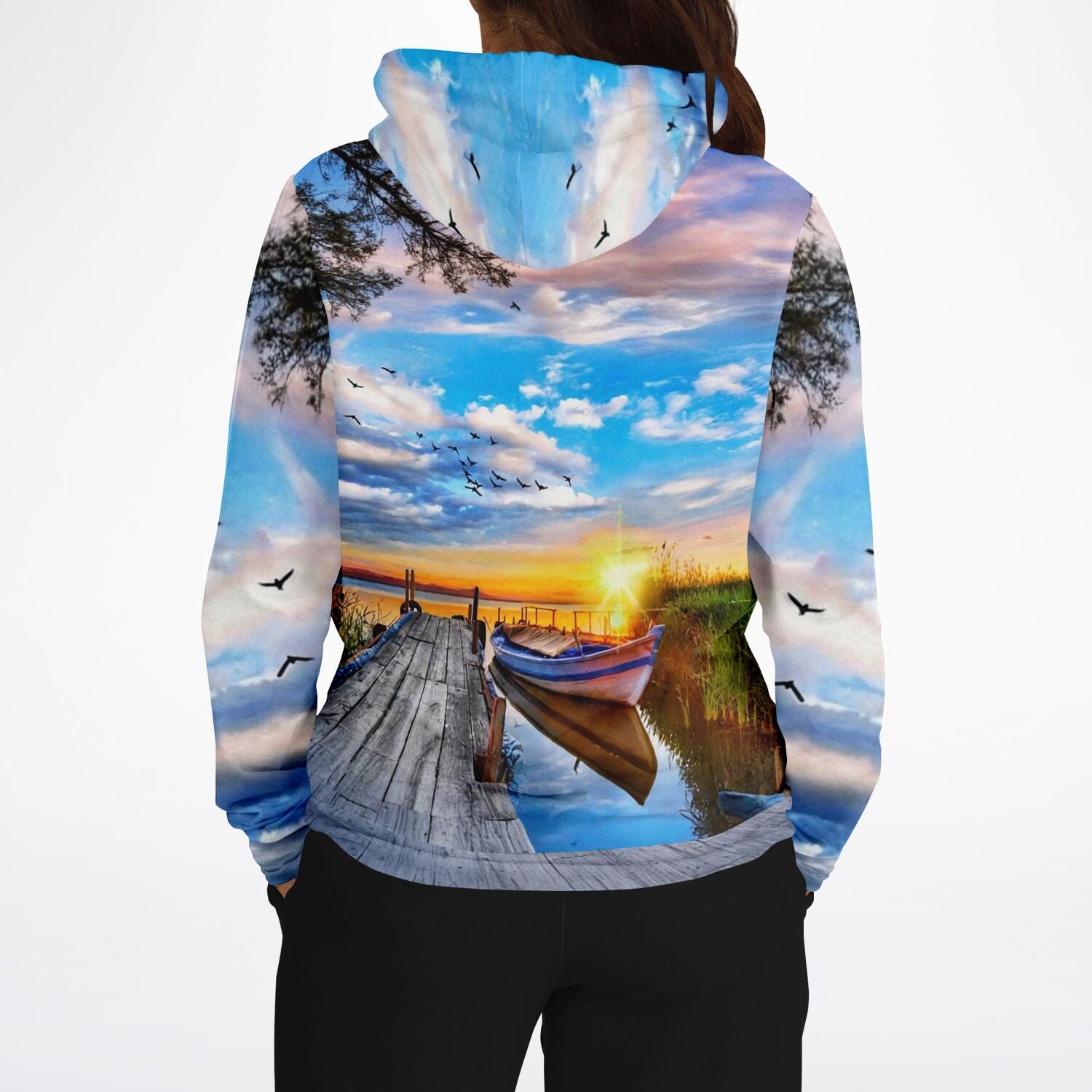 Dreamer Hoodie - Sonniger Abend am See