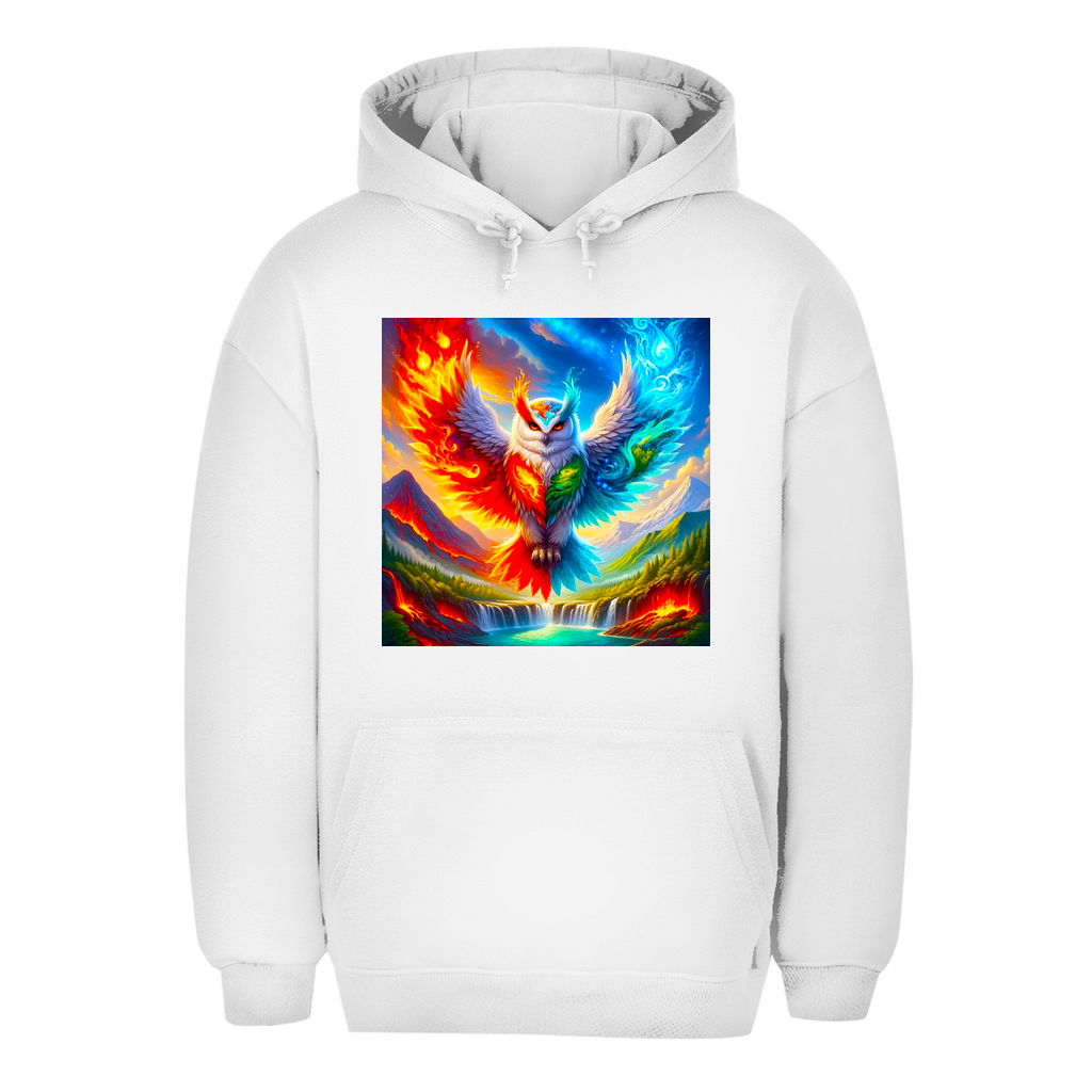 Hoodie - Eule der vier Elemente