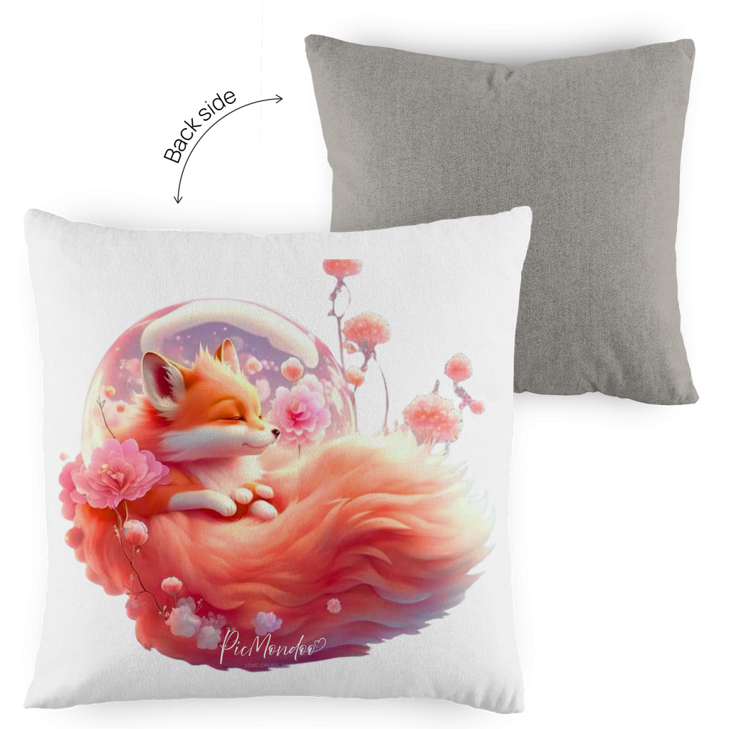 Kopfkissen zweifarbig Apricot foxy