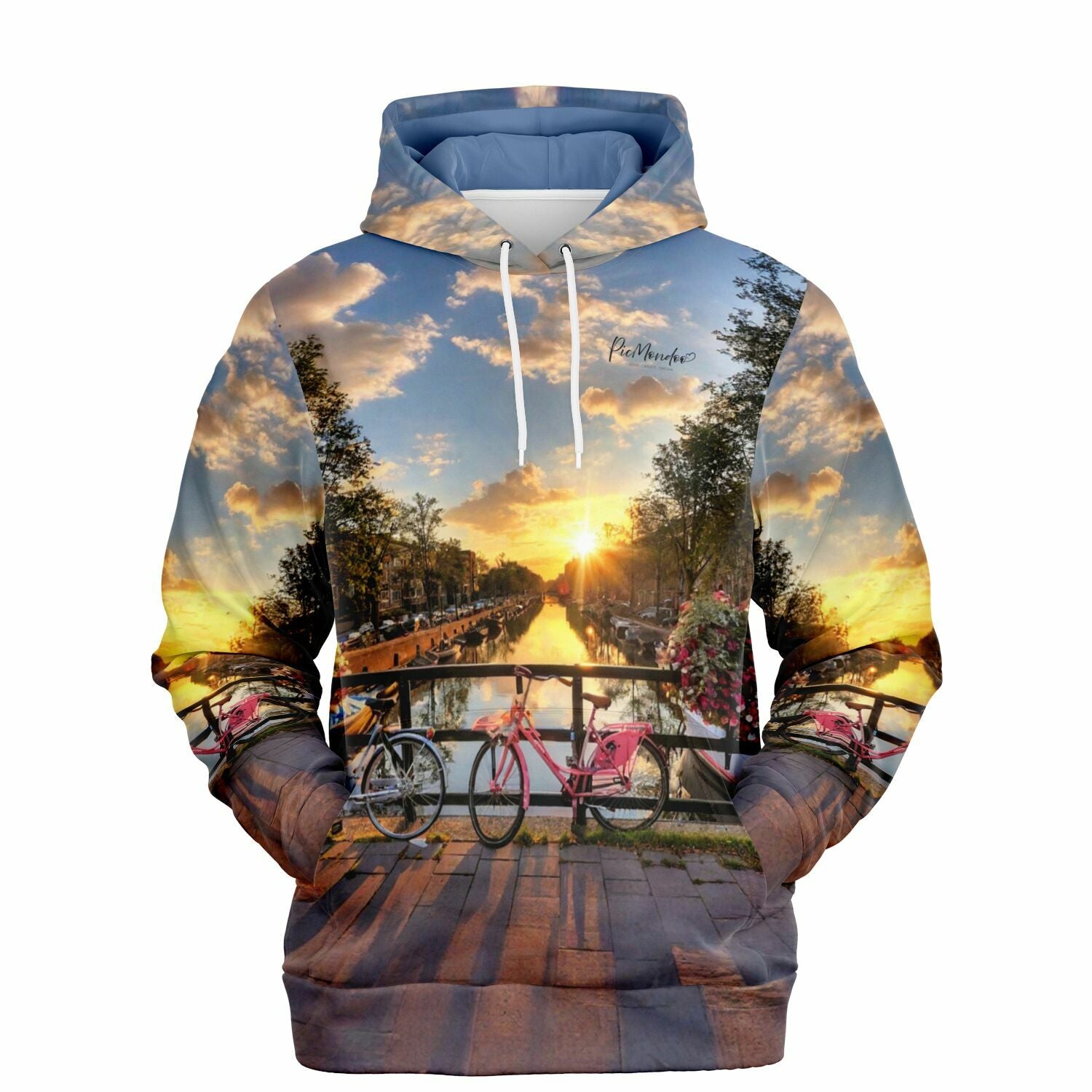 Dreamer Hoodie - Sonnenuntergang in Amsterdam