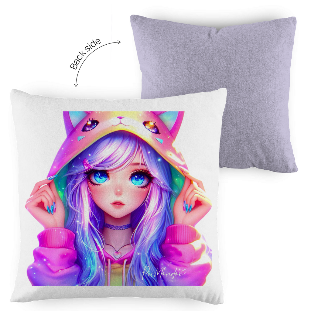 Kopfkissen zweifarbig Colorful Girl