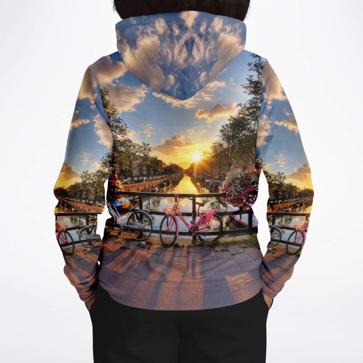 Dreamer Hoodie - Sonnenuntergang in Amsterdam