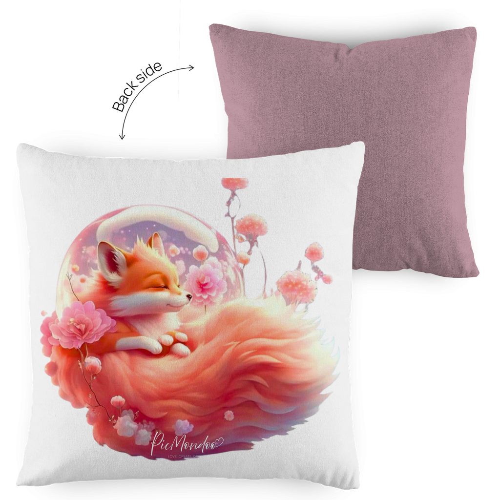 Kopfkissen zweifarbig Apricot foxy