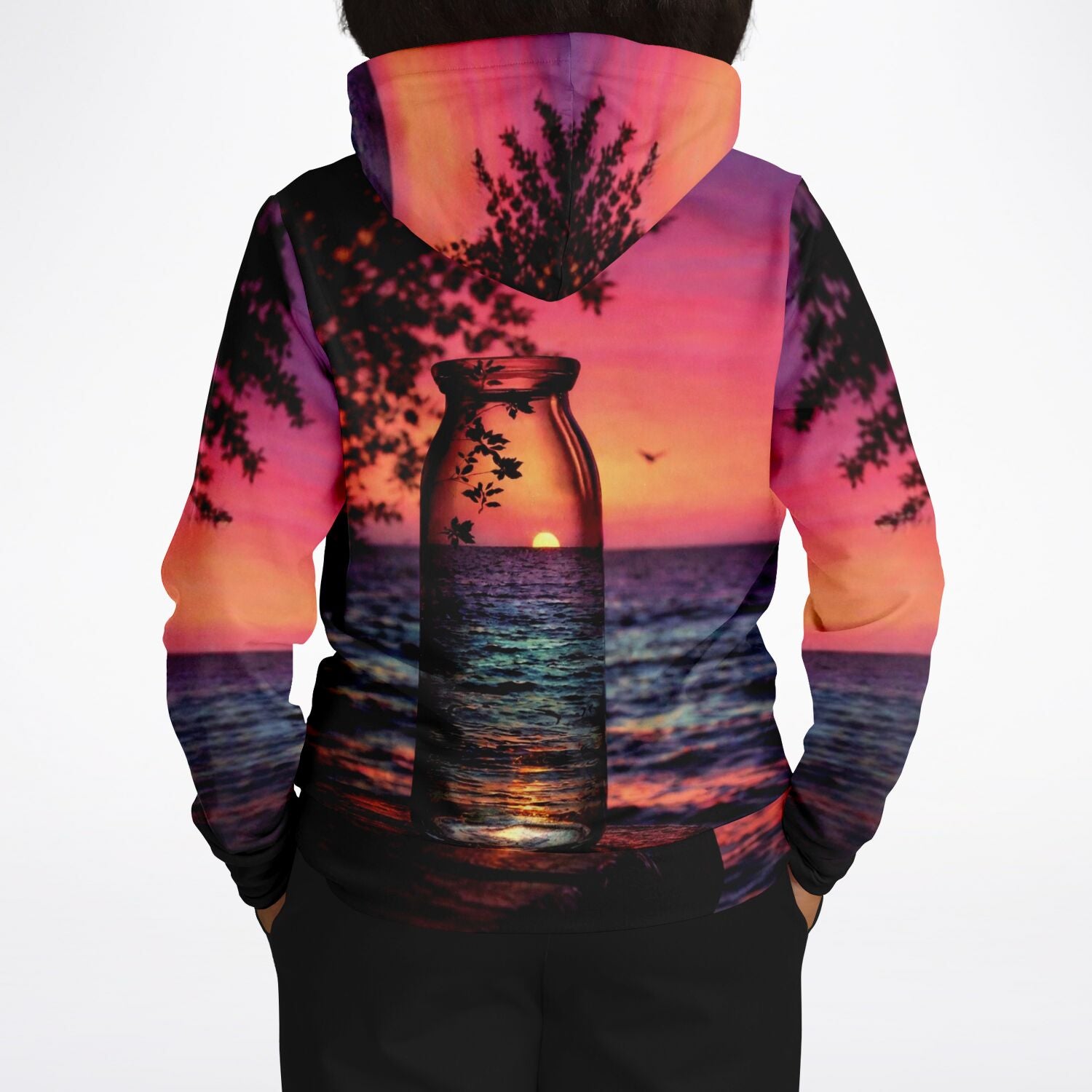 Dreamer Hoodie - Roter Sonnenuntergang