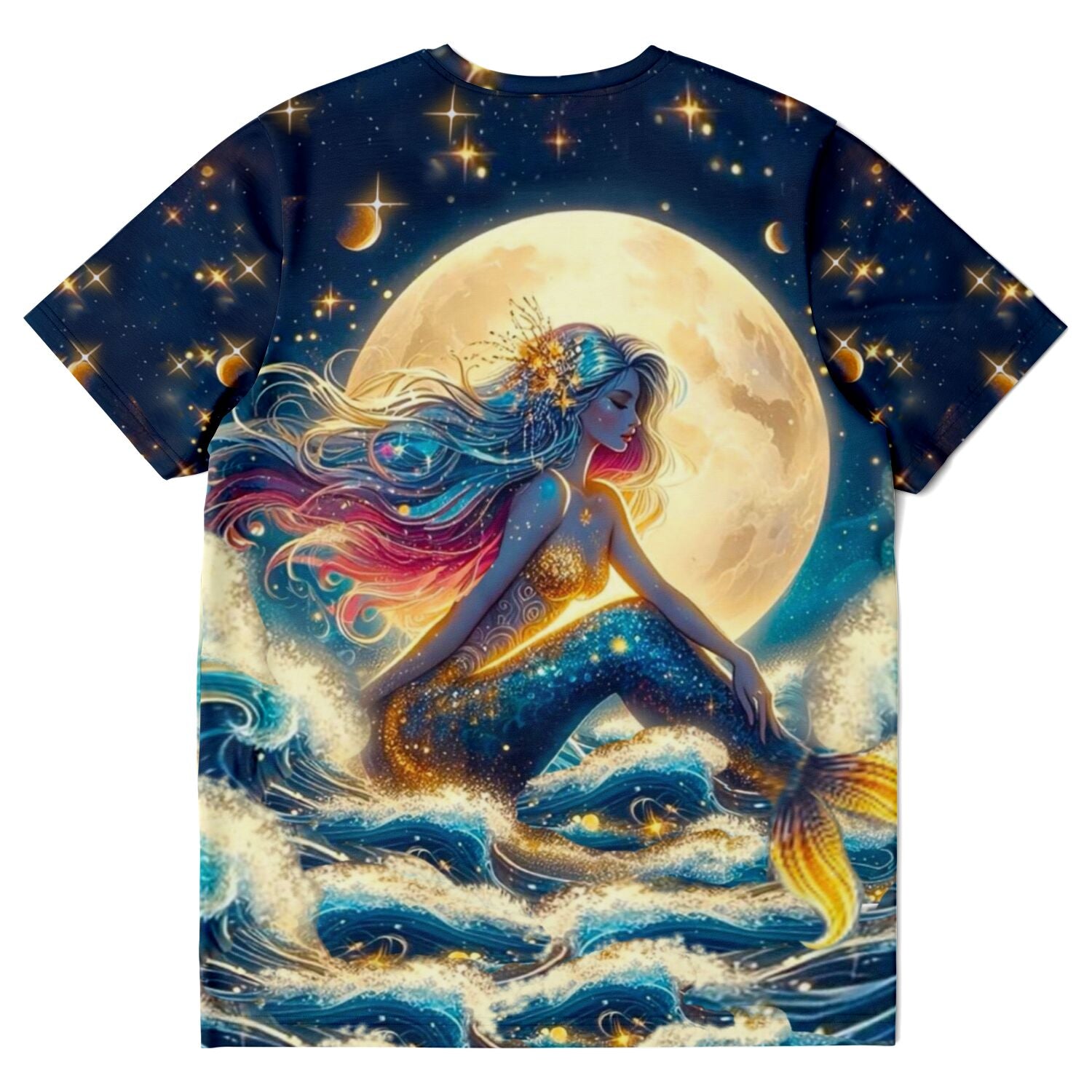 Dreamer T-Shirt - Meerjungfrau im Sternenhimmel