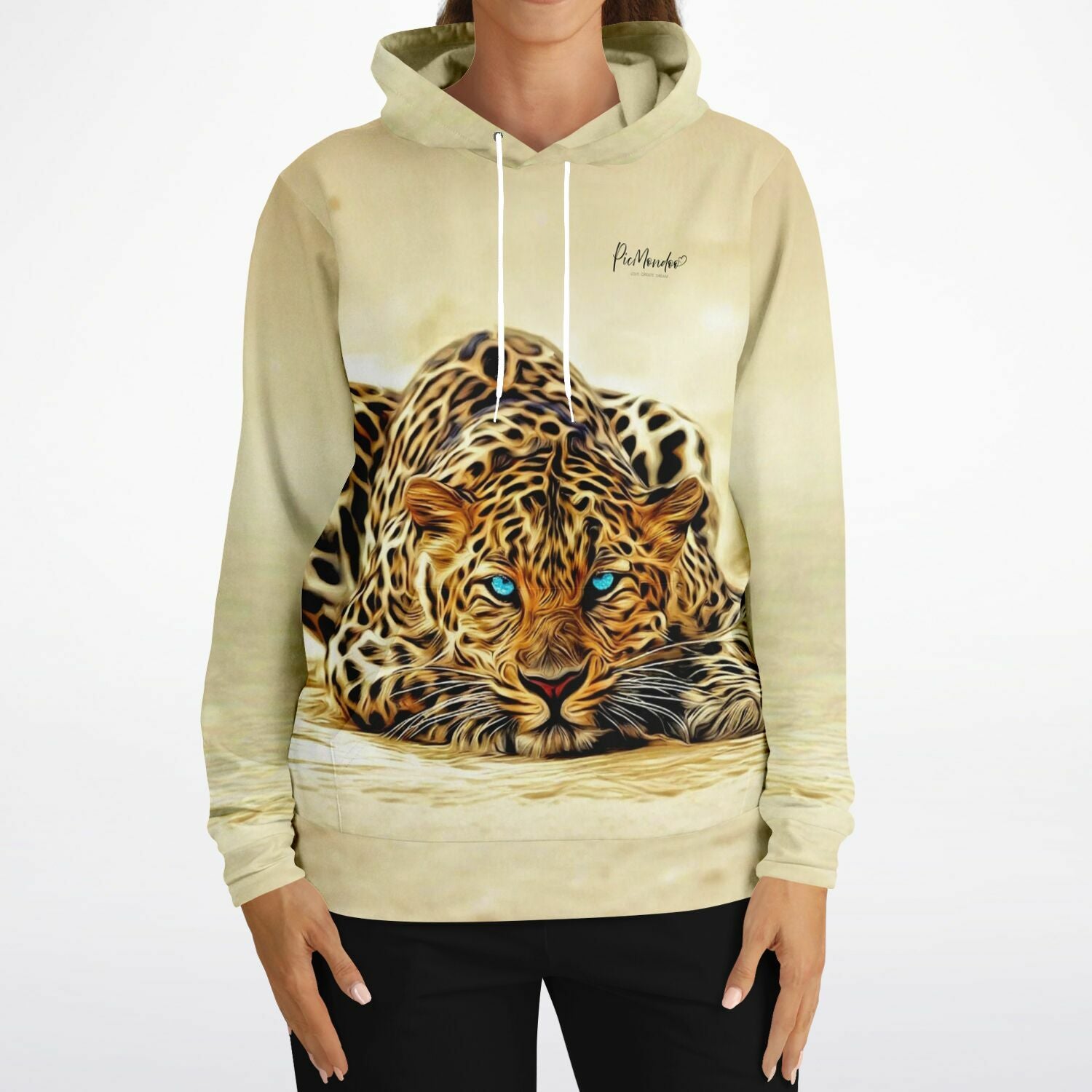 Dreamer Hoodie - Leopard Blue Eyes MINI