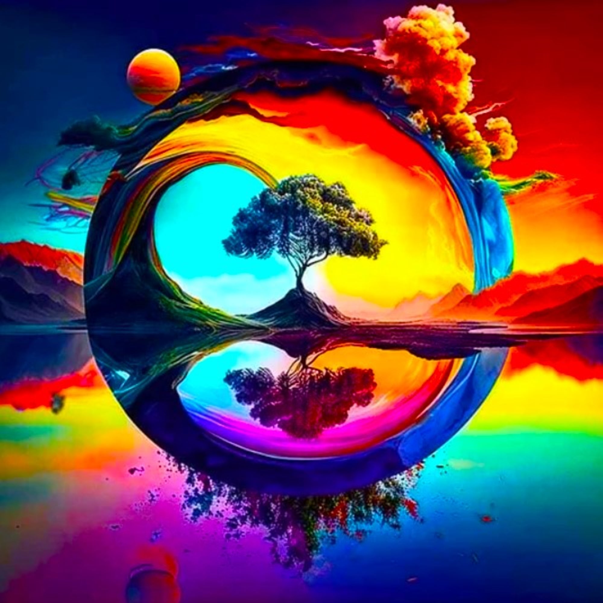 Diamond Painting AB Special - The land of fantasy