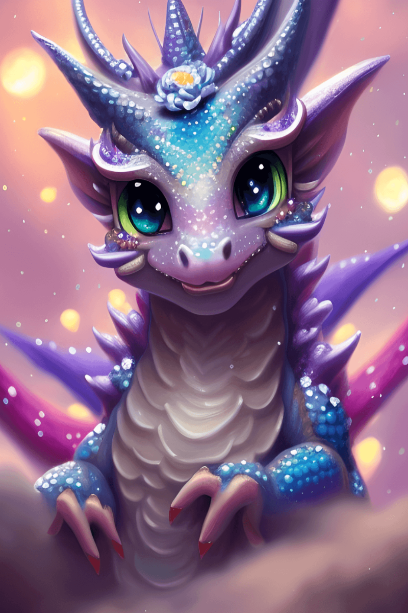 Diamond Painting Multi Special - Cute Dragon