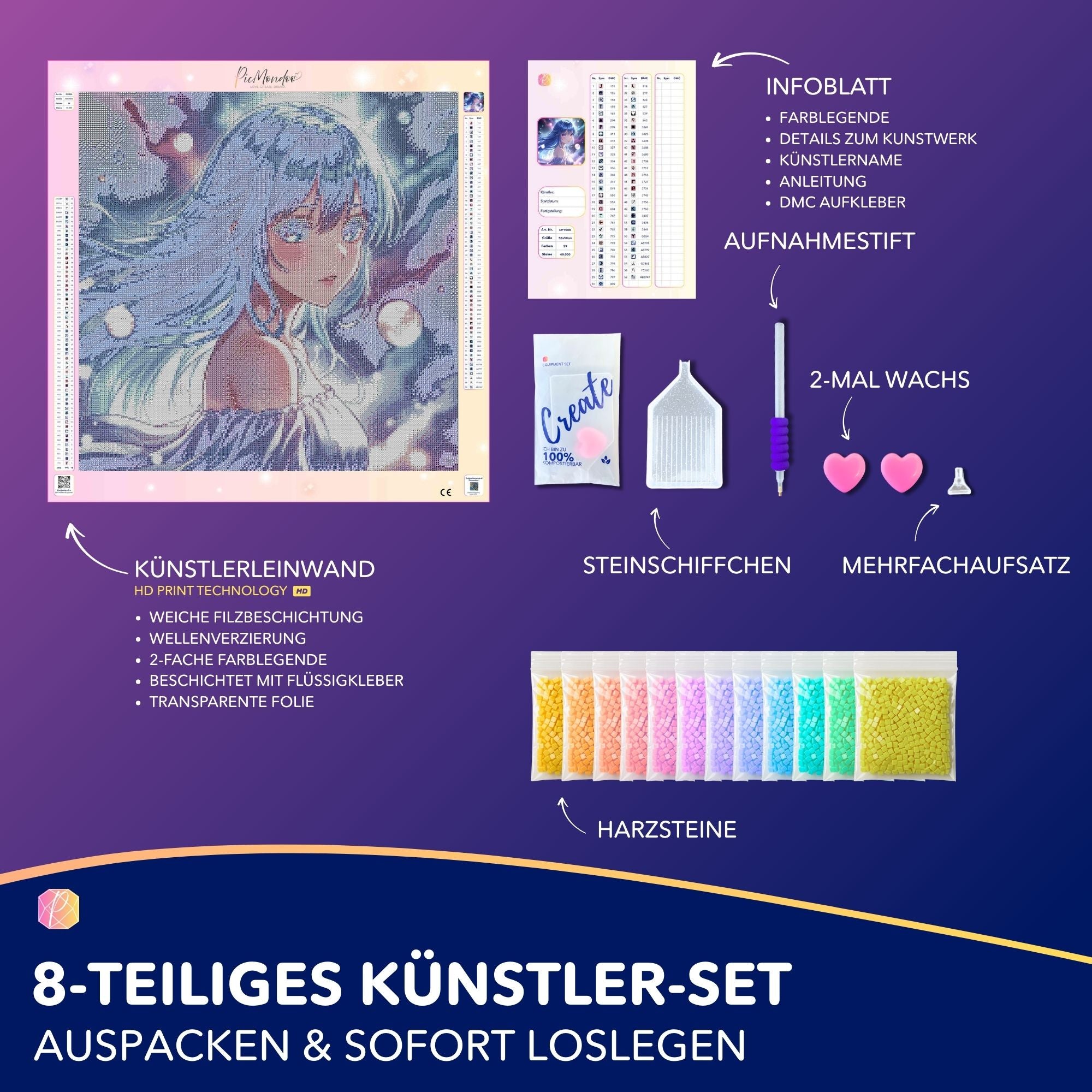 Diamond Painting 7 Tage Special - Galaxy Girl