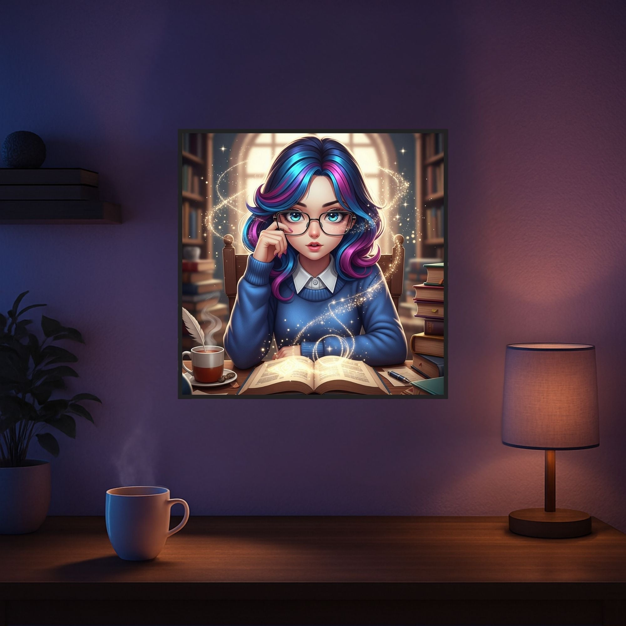 Diamond Painting 7 Tage Special - Library Girl