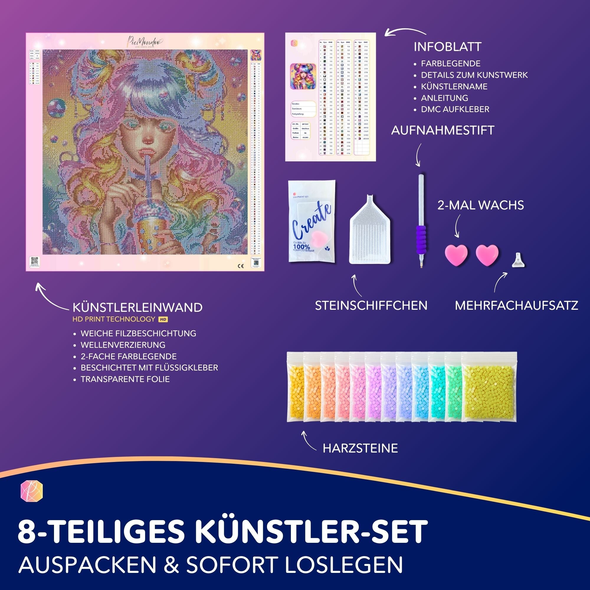 Diamond Painting 7 Tage Special - Sweet Bubble