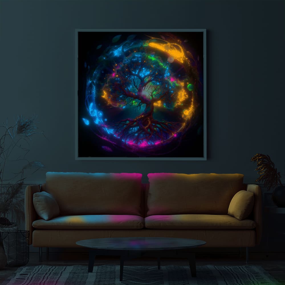 Diamond Painting Leuchtbild Special Wandgestaltung Im Kreis der Fantasie