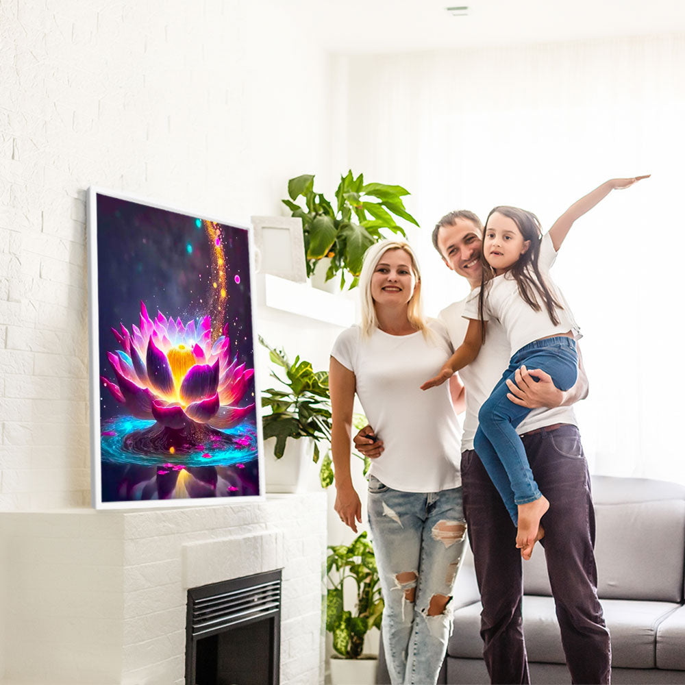 Diamond Painting AB Special Bild Magische Seerose