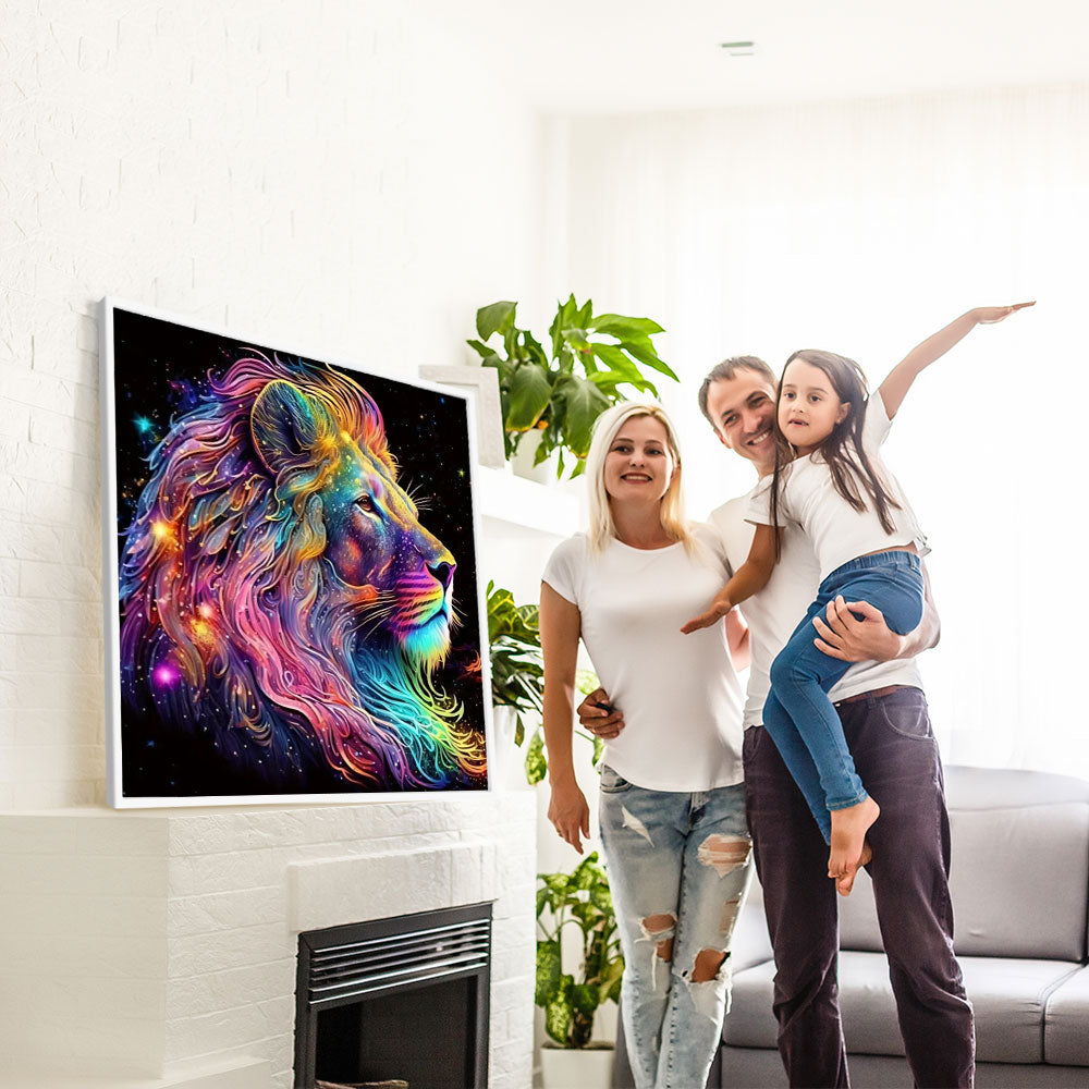 Diamond Painting Bild Sternenlöwe