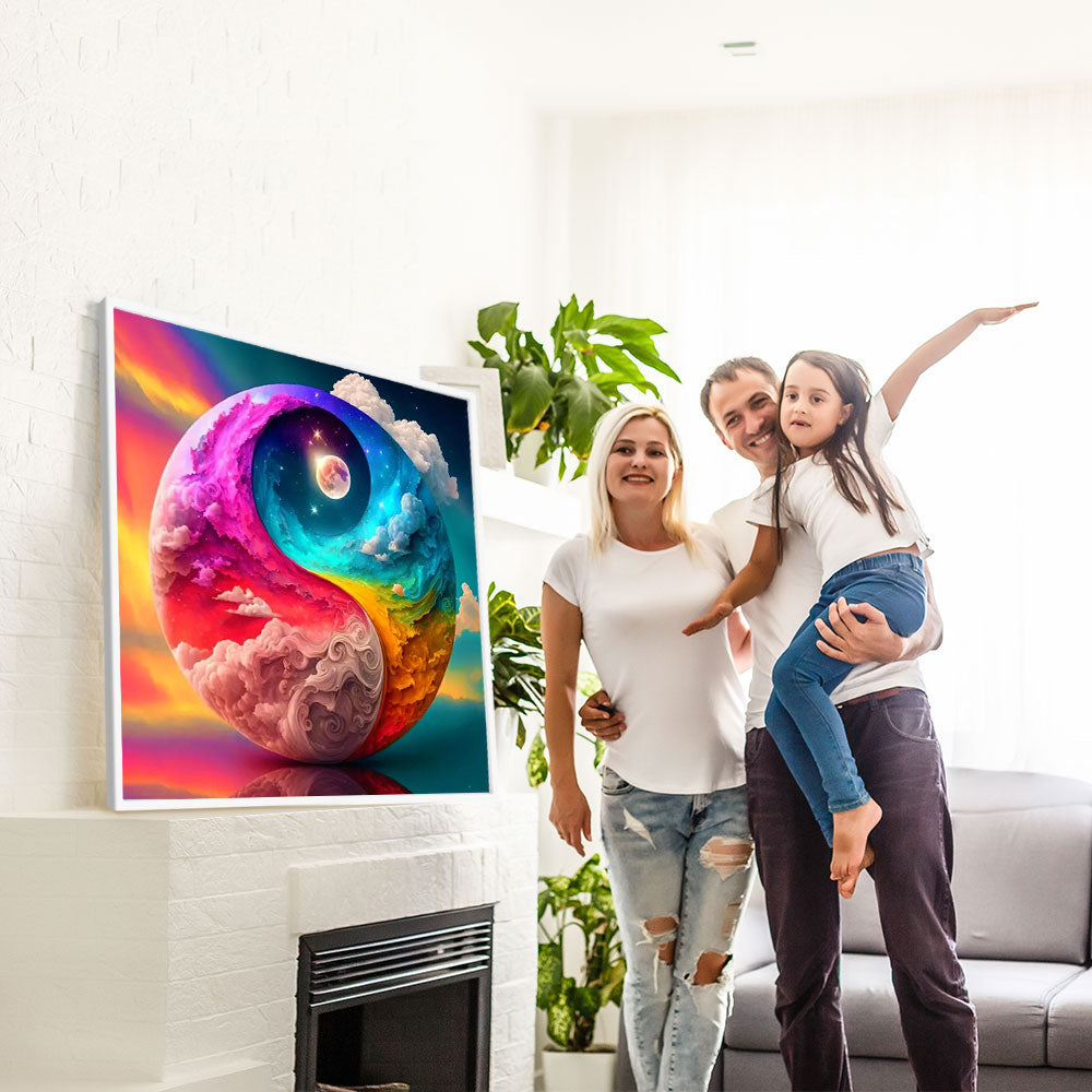 Diamond Painting Strass Special Bild XL Wolkenrausch der Farben