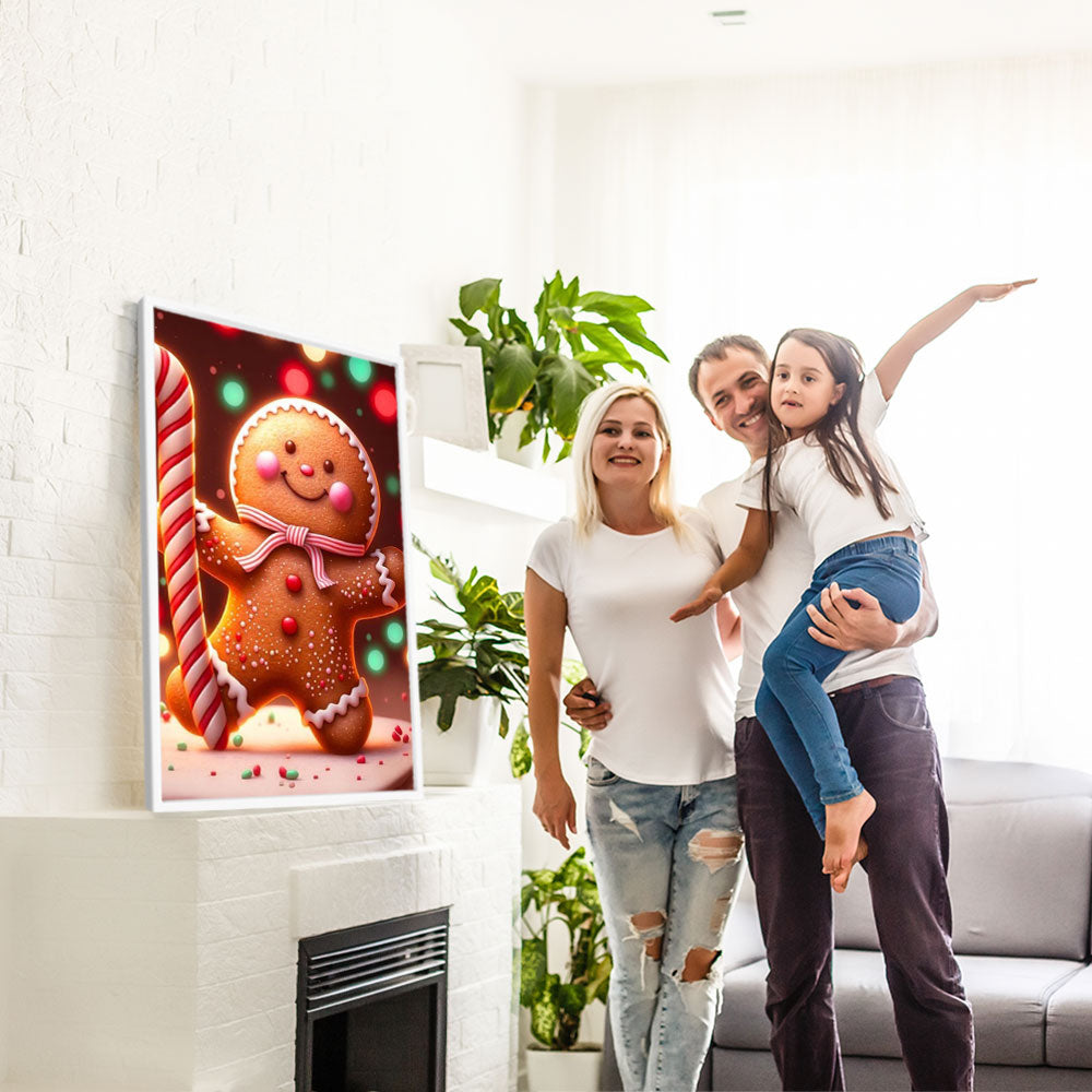 Diamond Painting Bild Lebkuchenmännchen