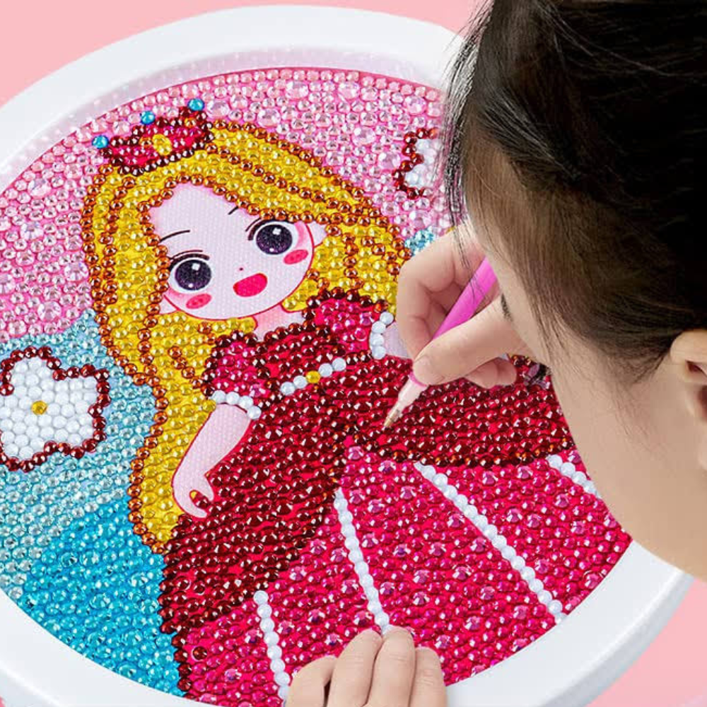 Diamond Painting Kids - Rund mit Rahmen