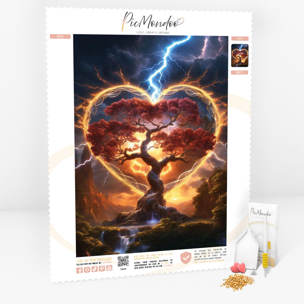 Diamond Painting Leinwand Im Herzen der Natur "Limited Edition"