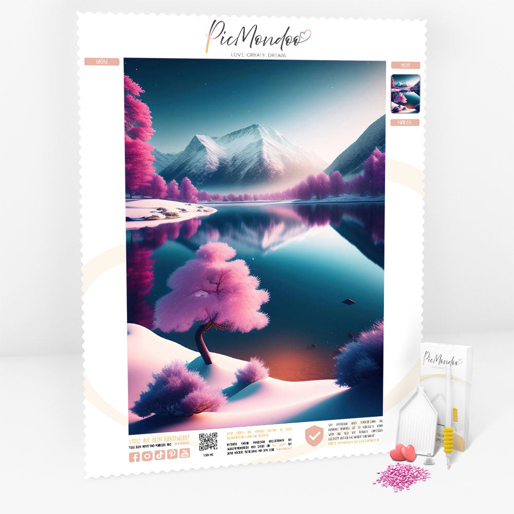 Diamond Painting Leinwand Mountain Magic
