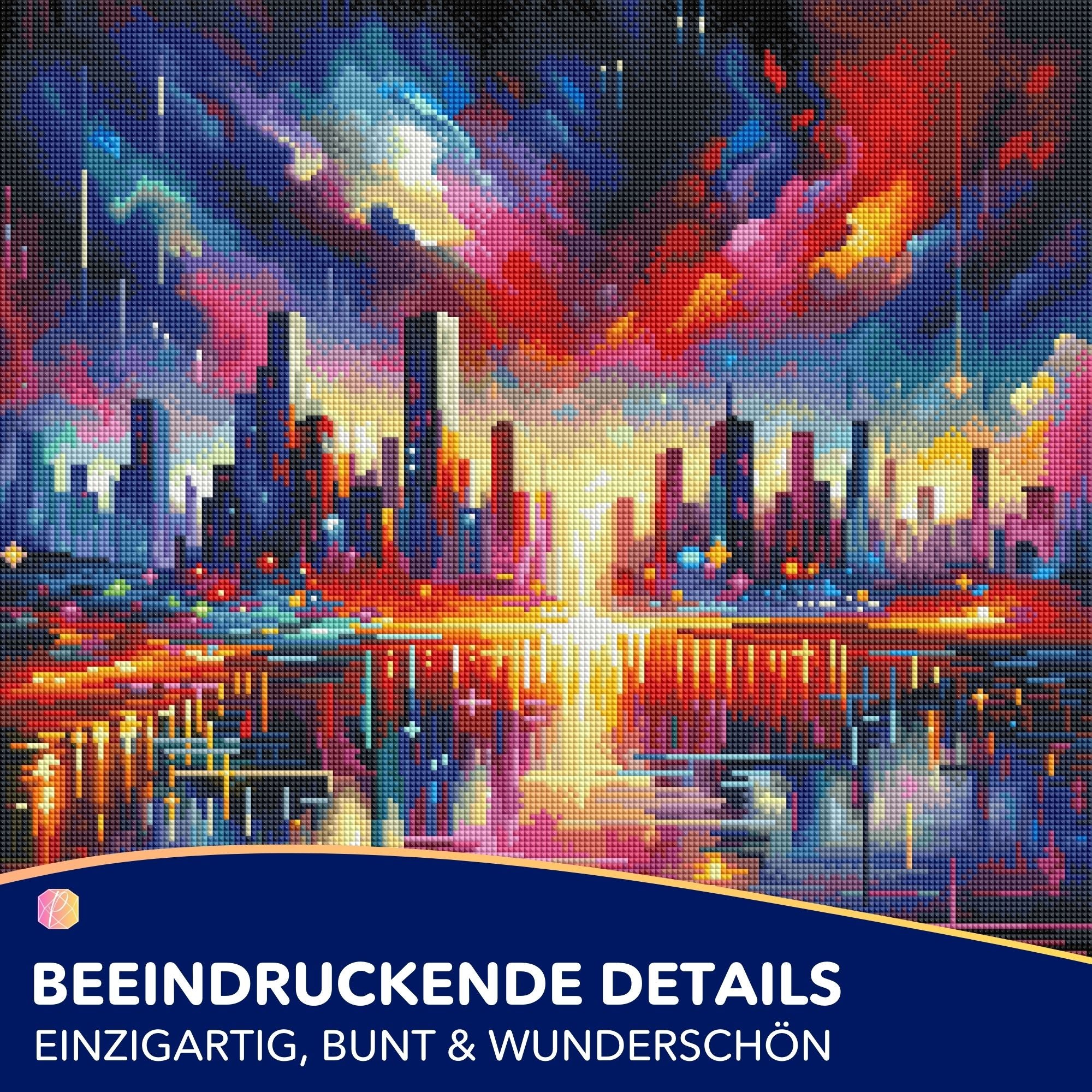 Diamond Painting - Abstrakte Skyline "Limited Edition"