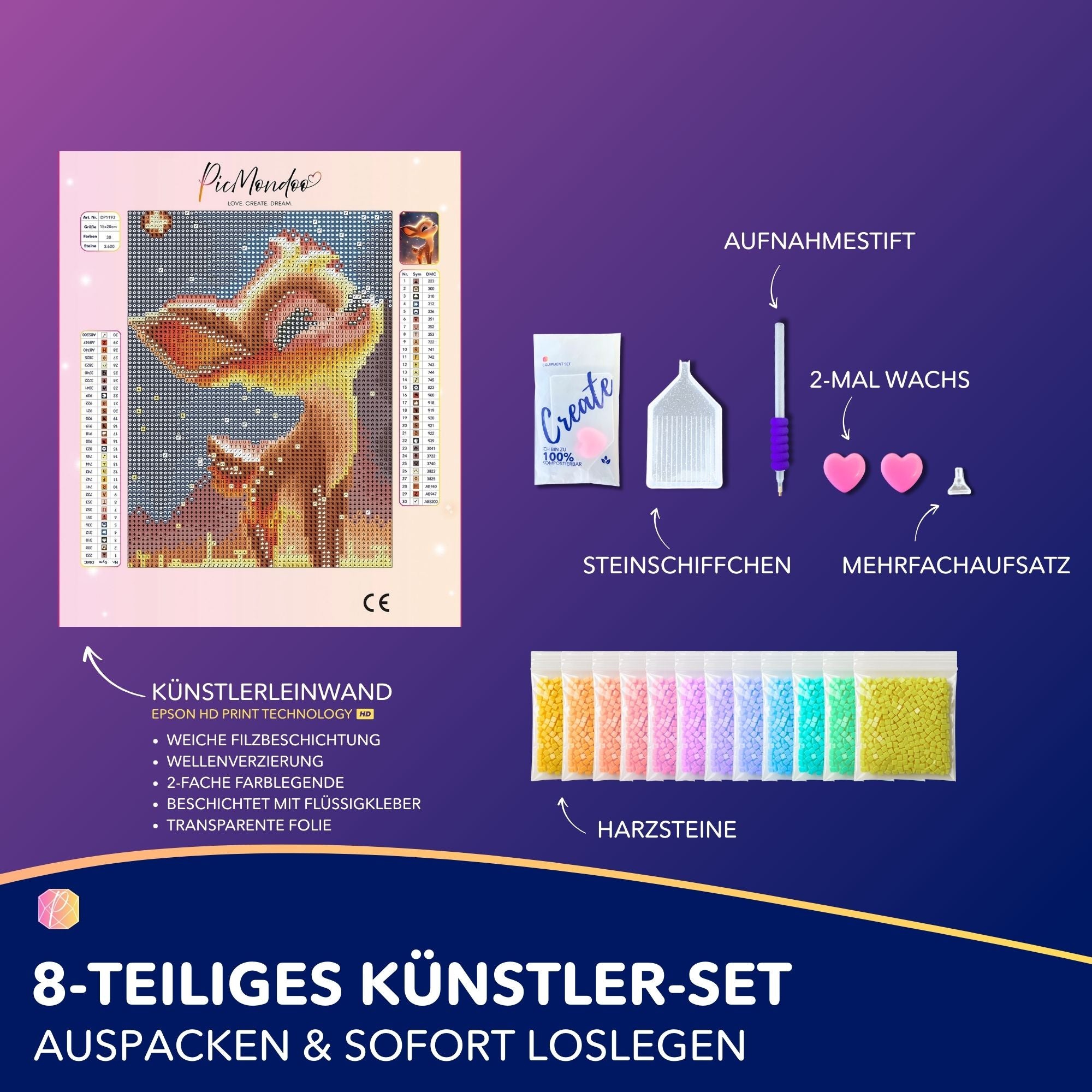 Diamond Painting Mini - Babsi Sternenstaub