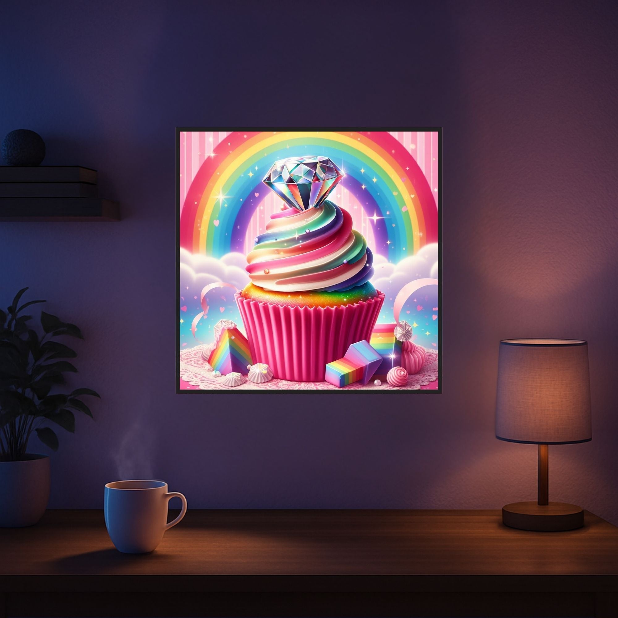 Diamond Painting Multi Special - Colorful Diamond Cupcake "Limited Edition"