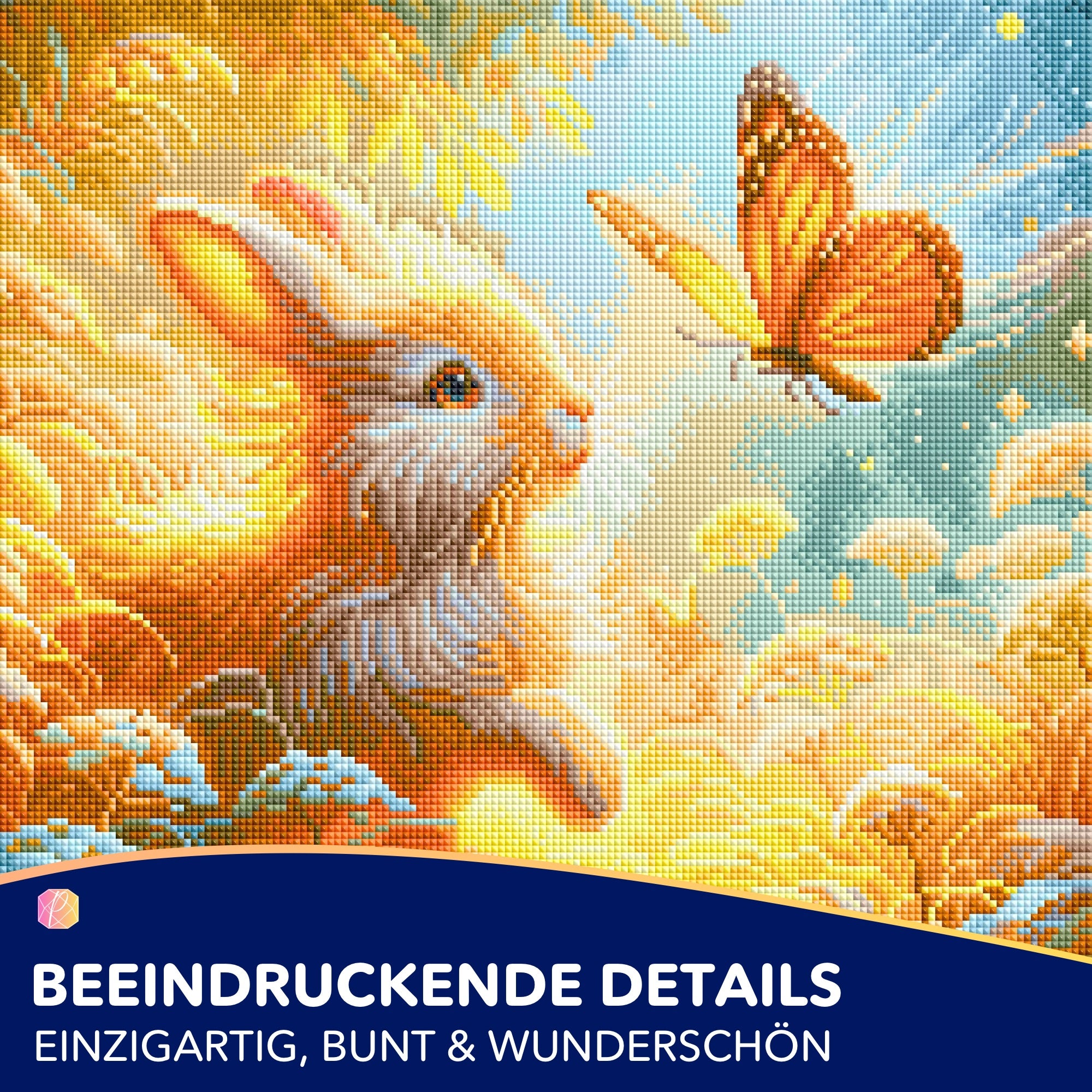 Diamond Painting - Häschenfreunde