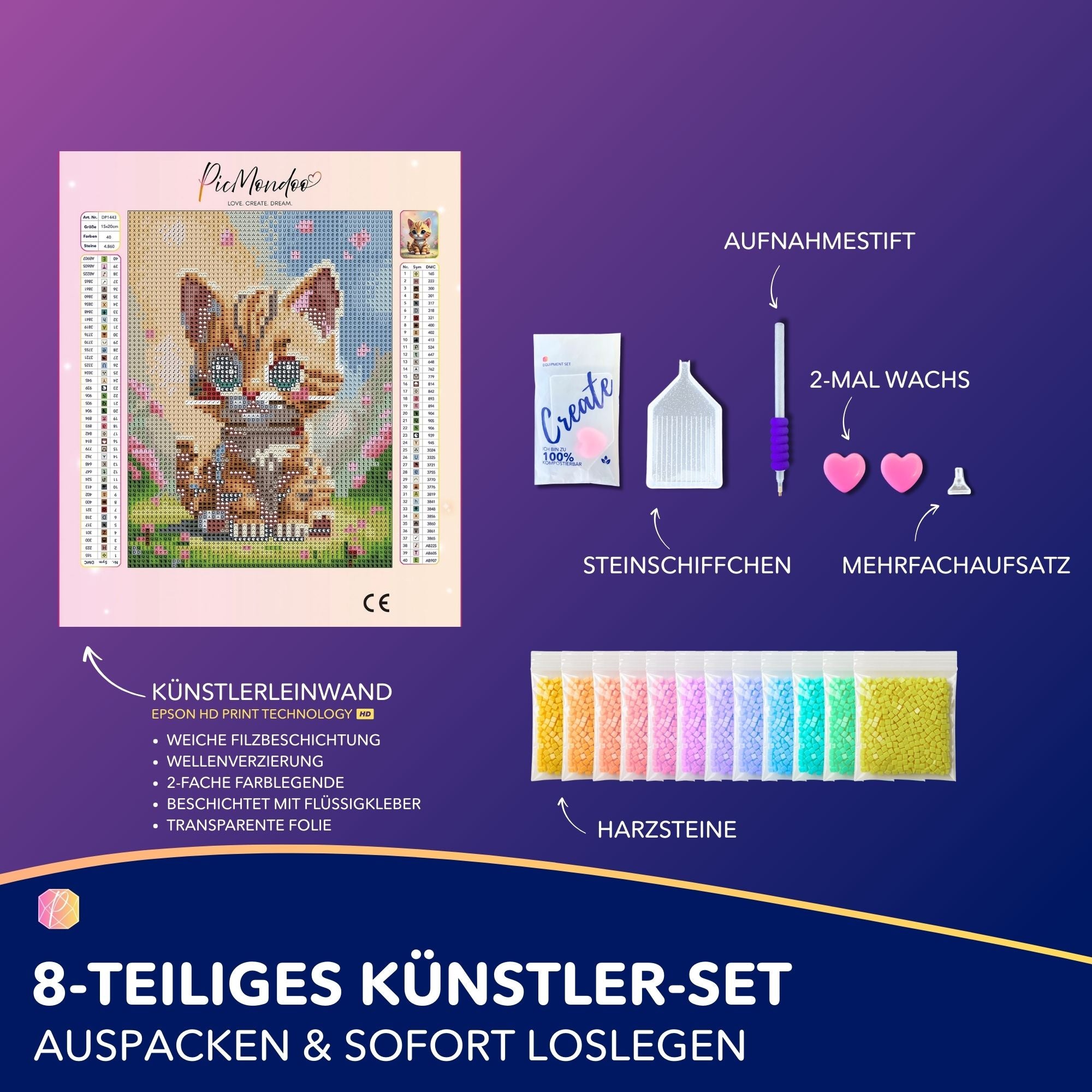 Diamond Painting Mini - Karlchen