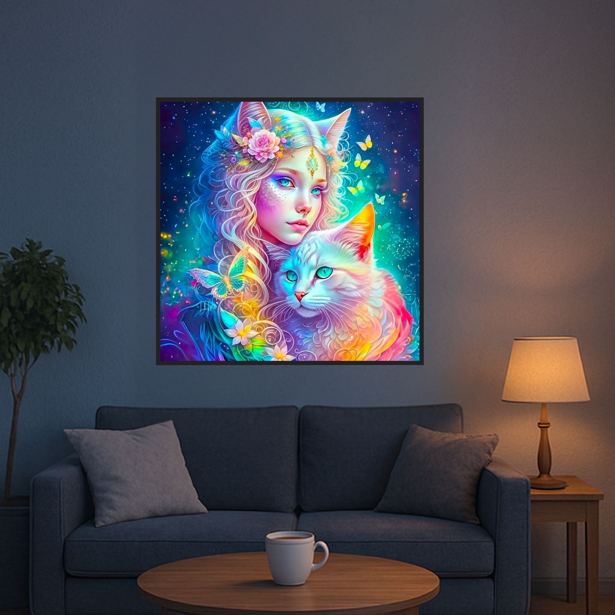 Diamond Painting - Katzenelfe