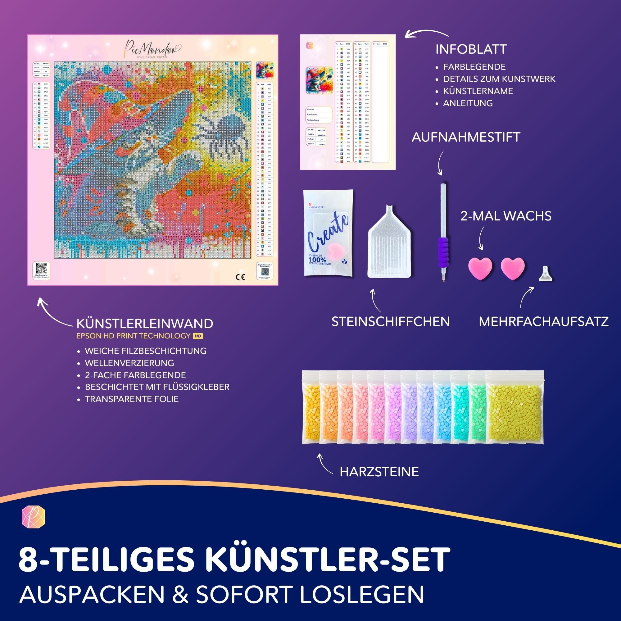 Diamond Painting - Kitty Cat die Zauberkatze