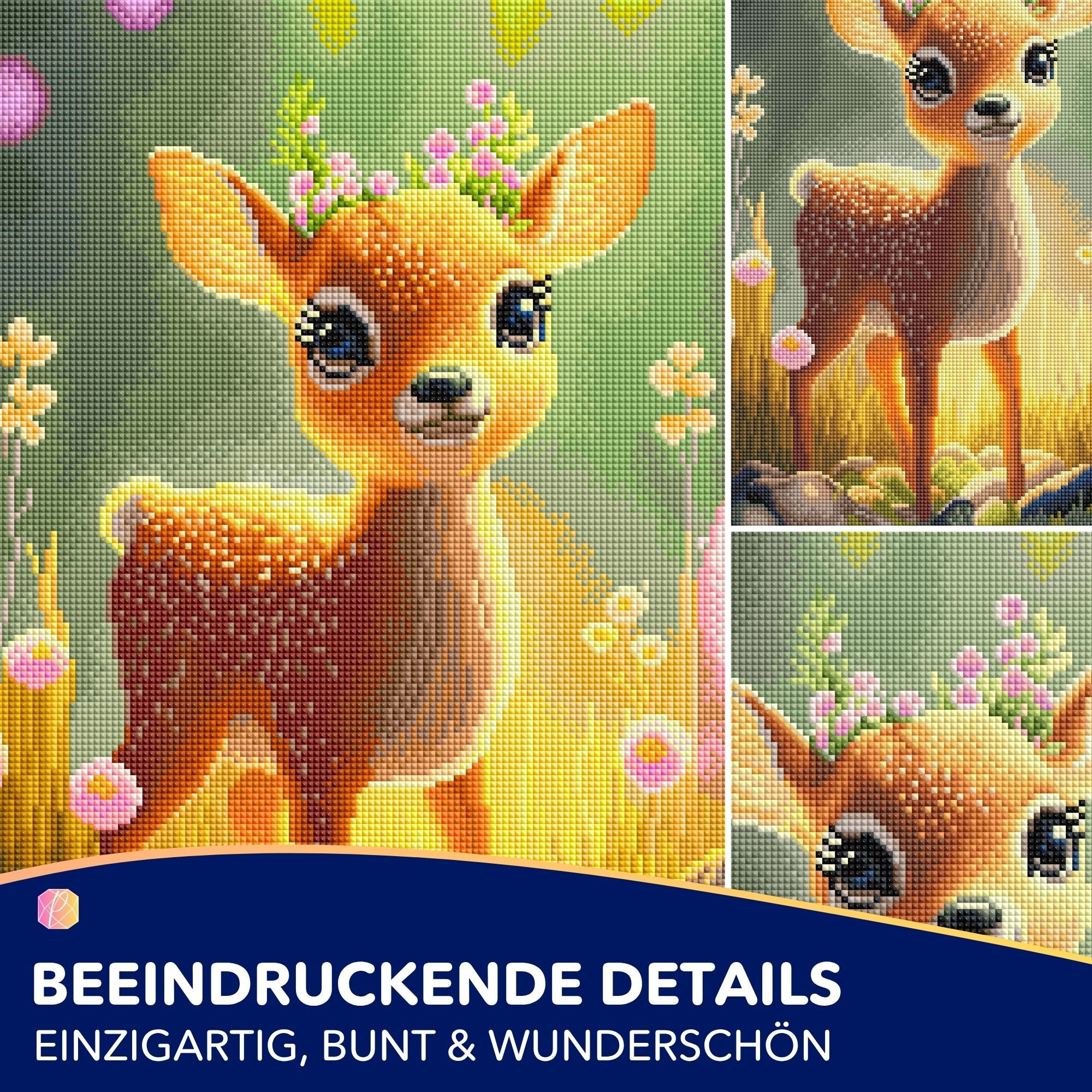 Diamond Painting - Kleines Rehkitz Anabell "Limited Edition"