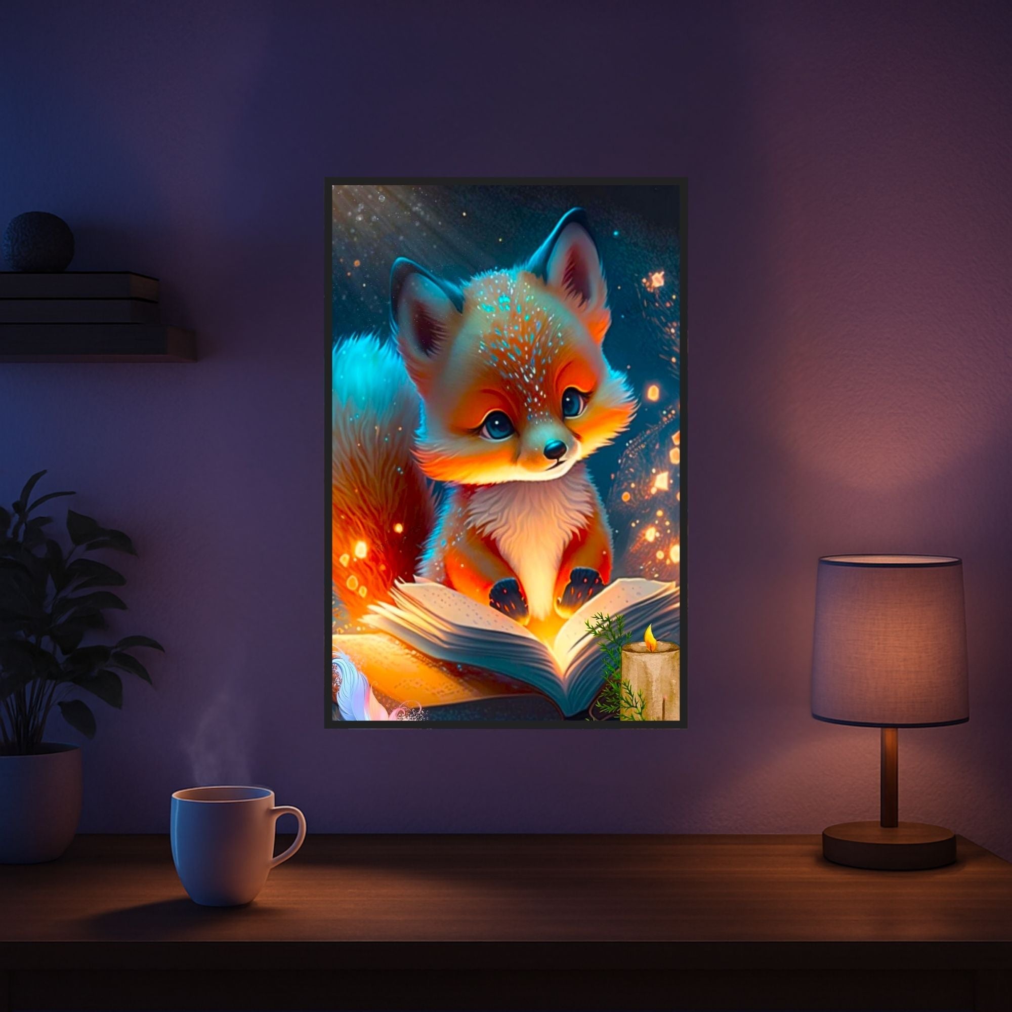 Diamond Painting - Lesestunde im Fuchswald "Limited Edition"