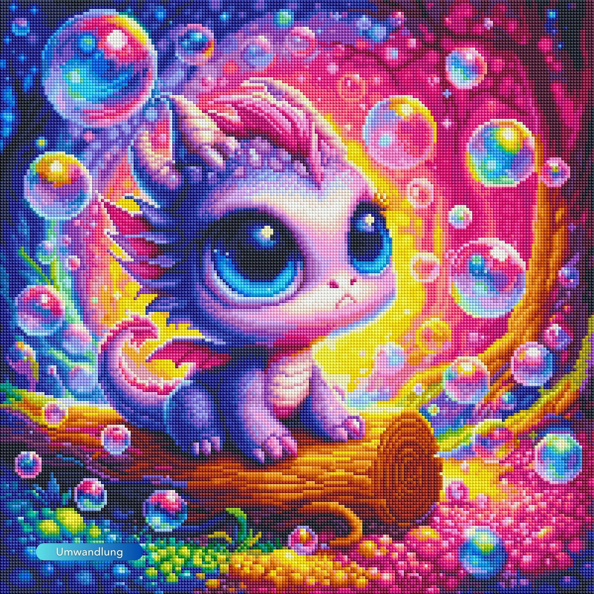 Diamond Painting Multi Special - Little bubble dragon "Limited Edition"