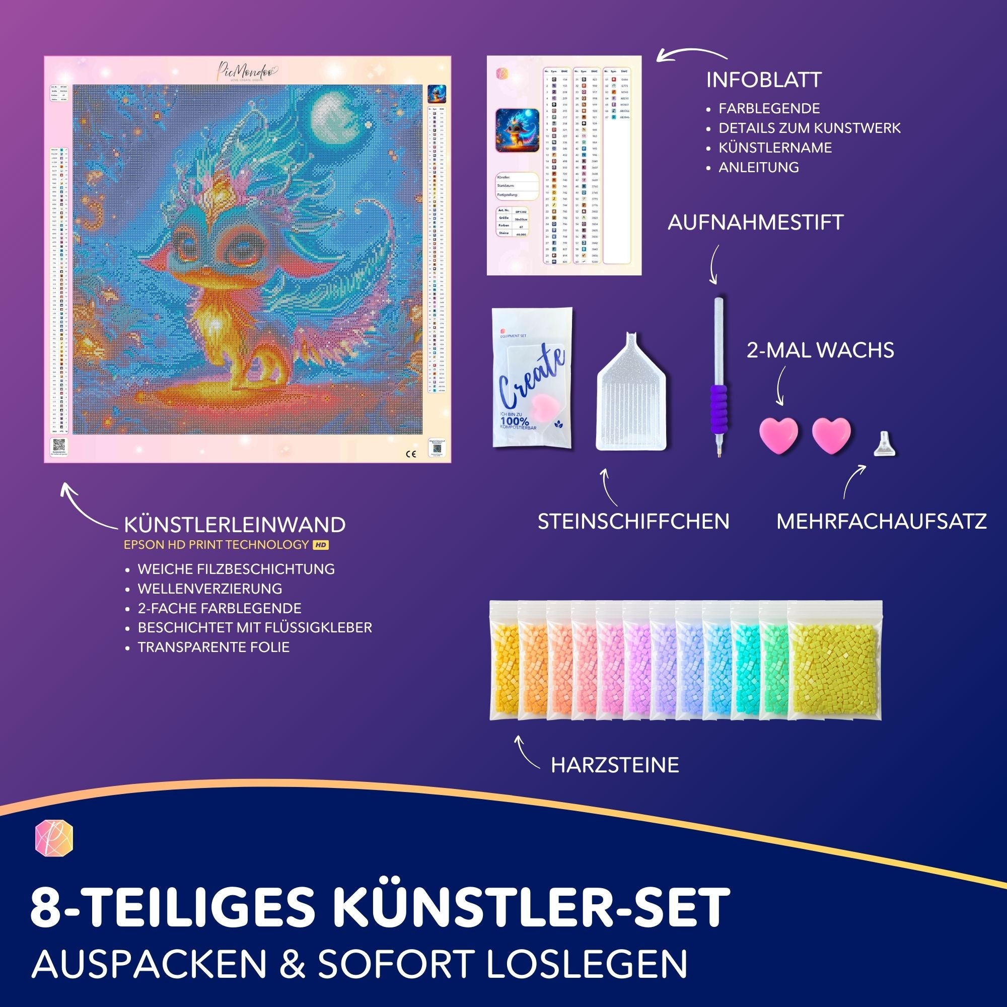 Diamond Painting - Mondscheintanz