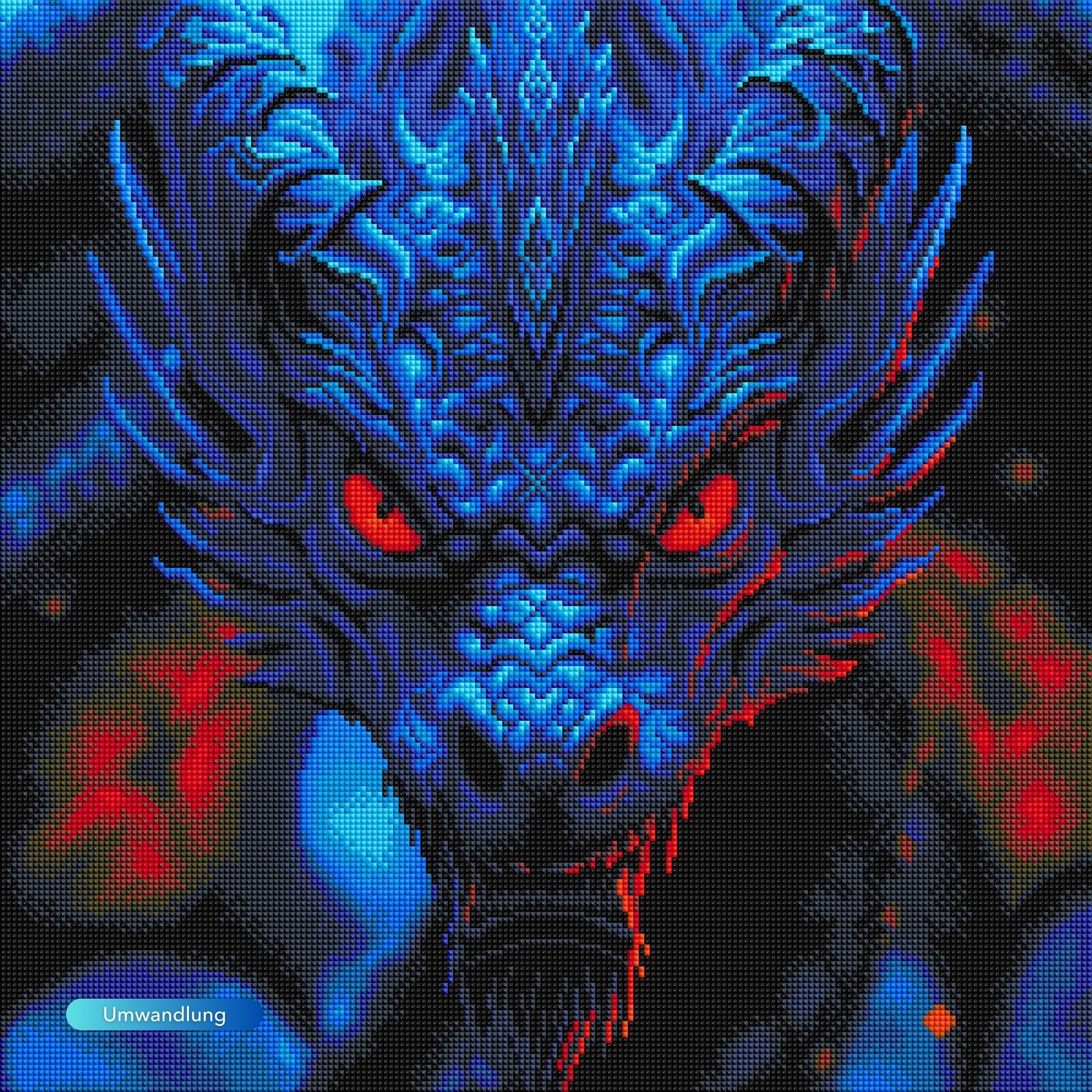 Diamond Painting - Red Eyes Dragon