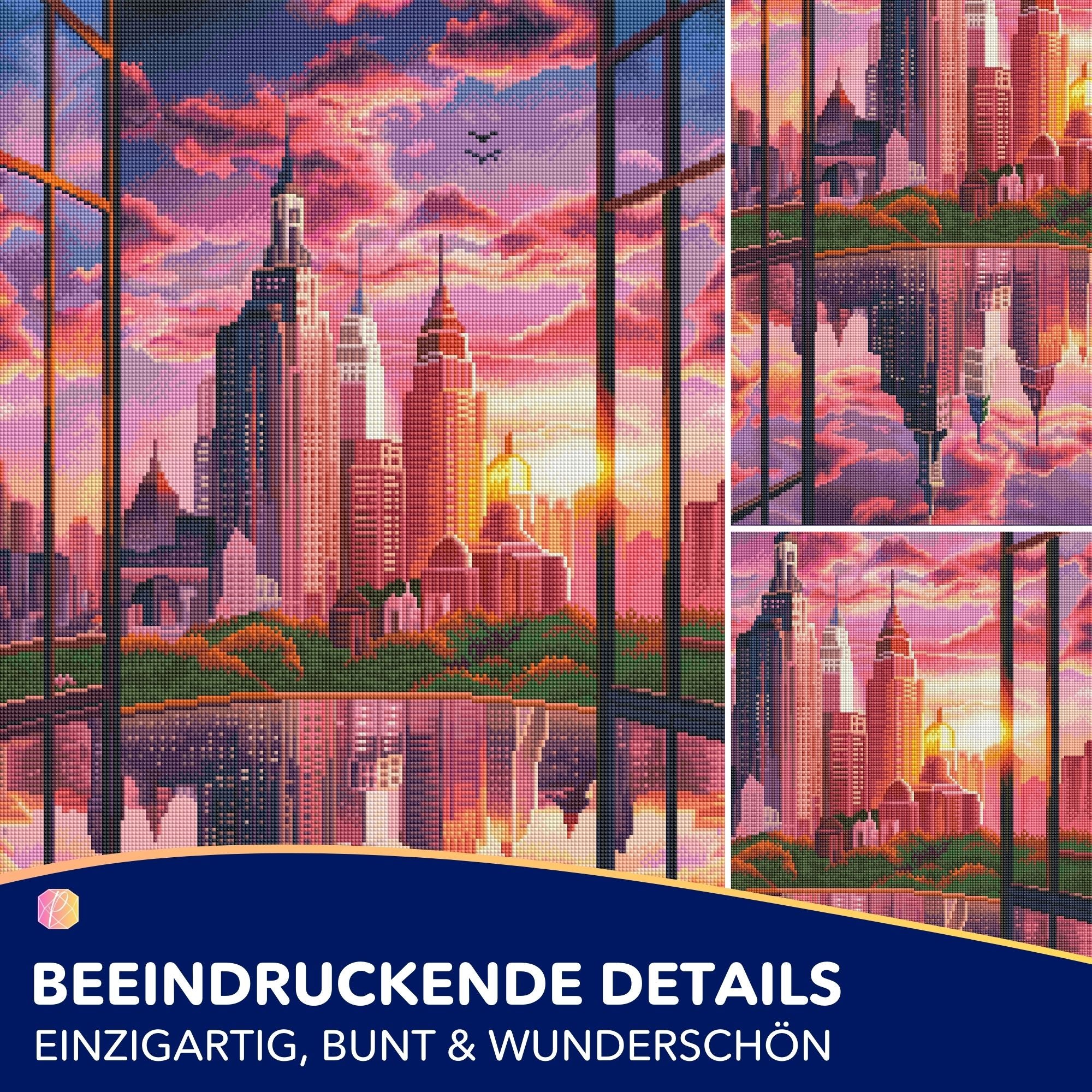 Diamond Painting - Skyline Abendglühen "Limited Edition"