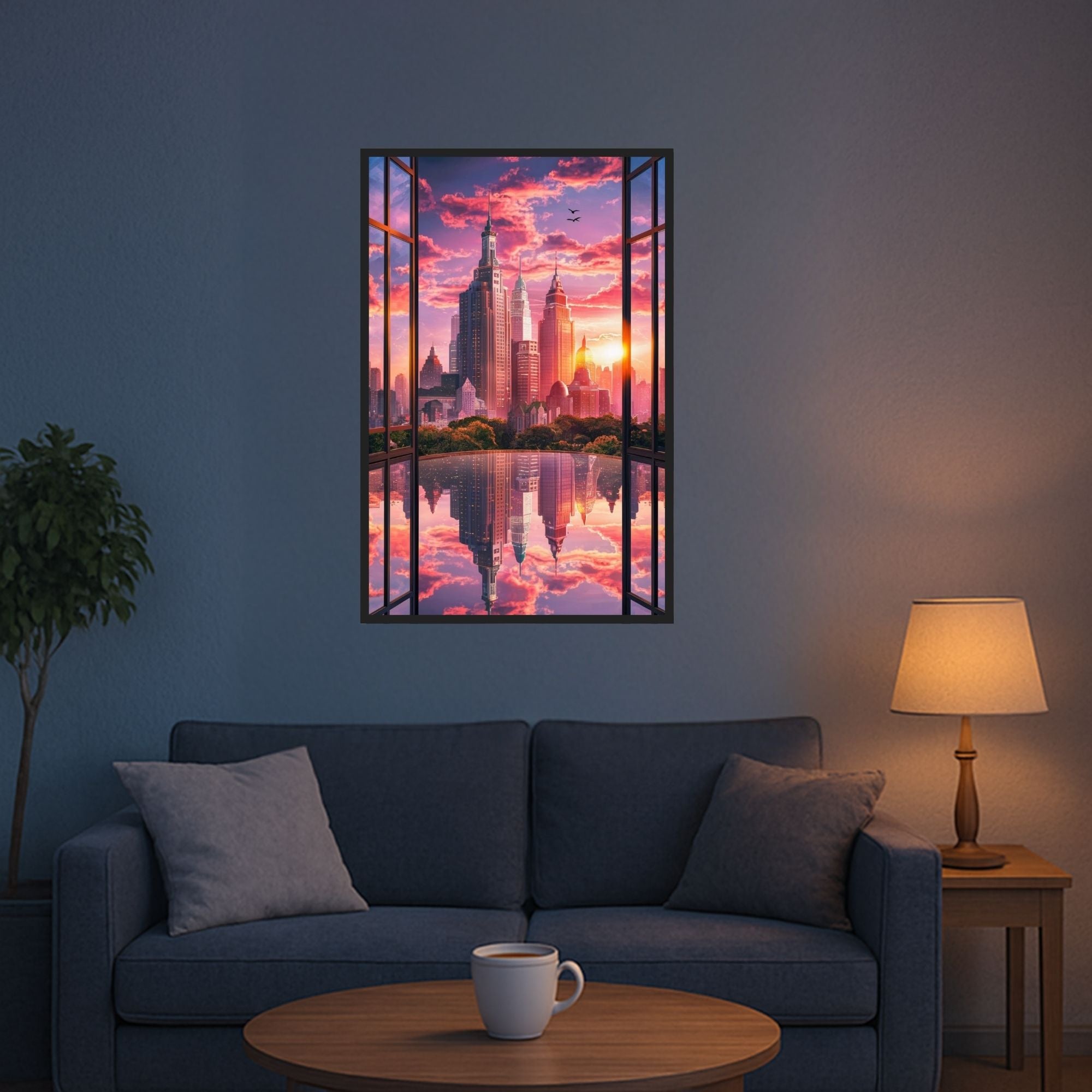 Diamond Painting - Skyline Abendglühen "Limited Edition"