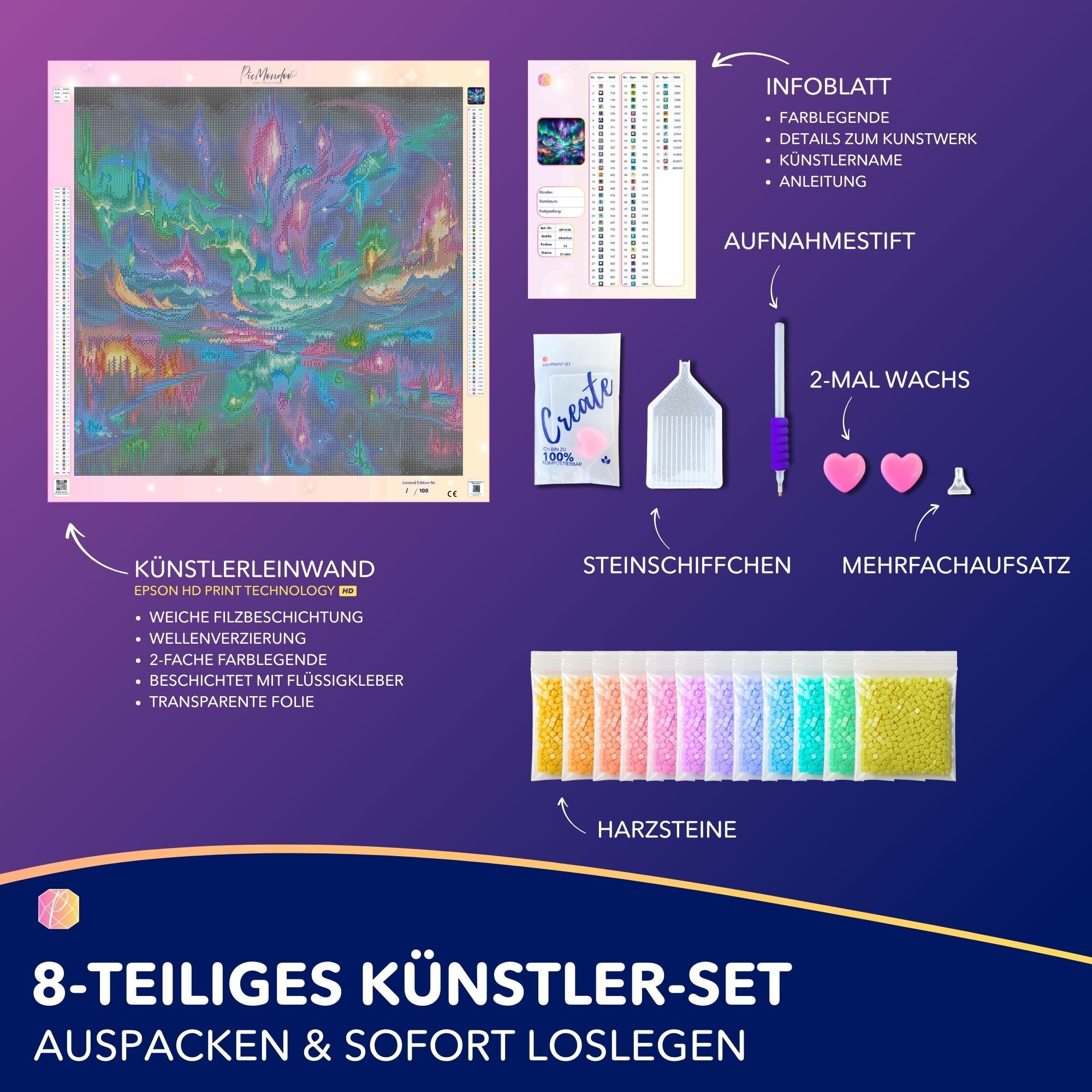 Diamond Painting - Tanz der Mondlichter "Limited Edition"