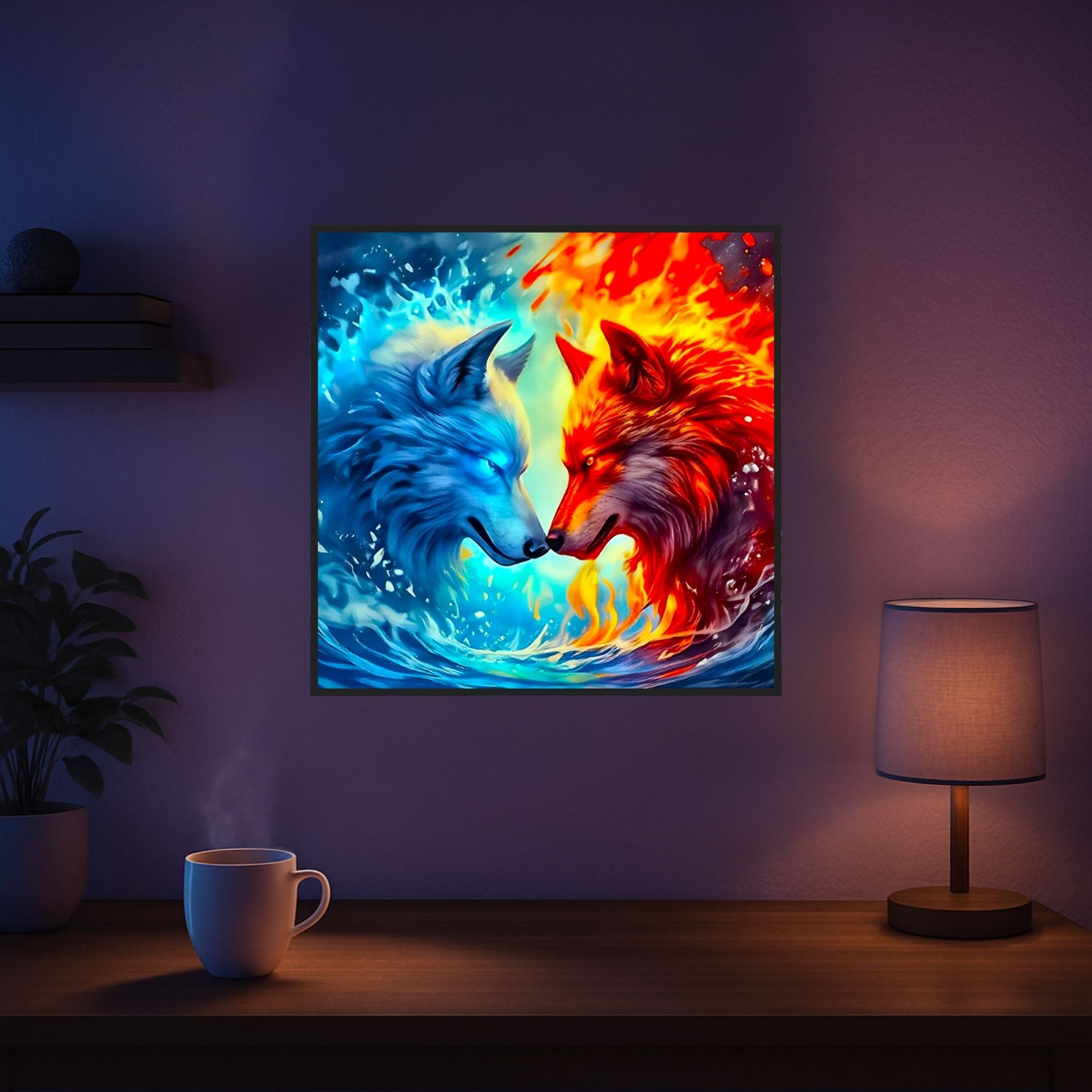 Diamond Painting - Wächter über Feuer und Wasser "Limited Edition"