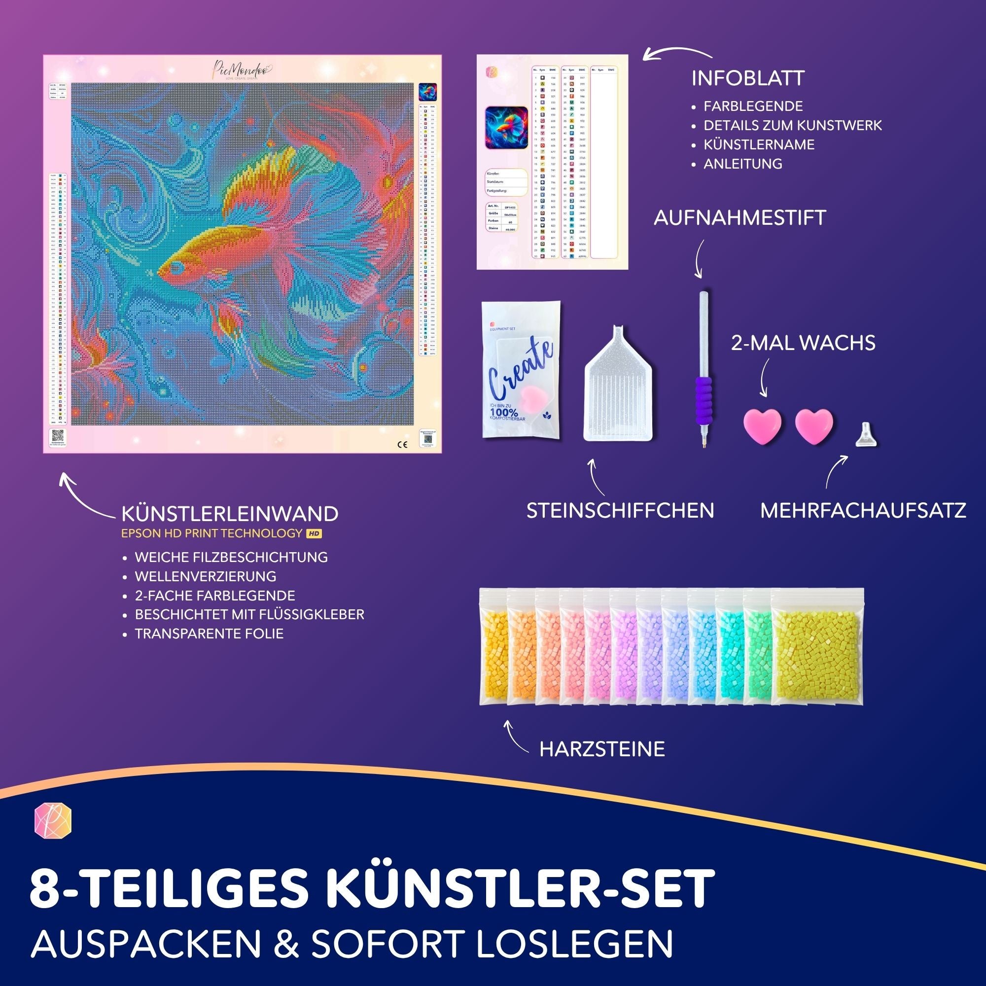 Diamond Painting - Wunderwelt unter Wasser