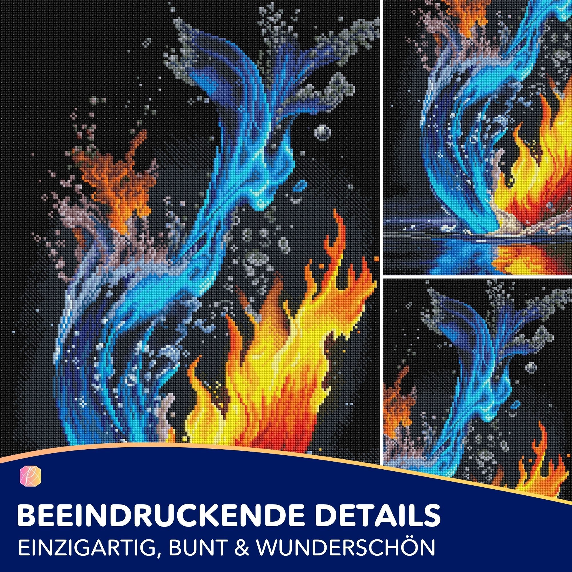 Diamond Painting - Zusammenspiel der Elemente "Limited Edition"
