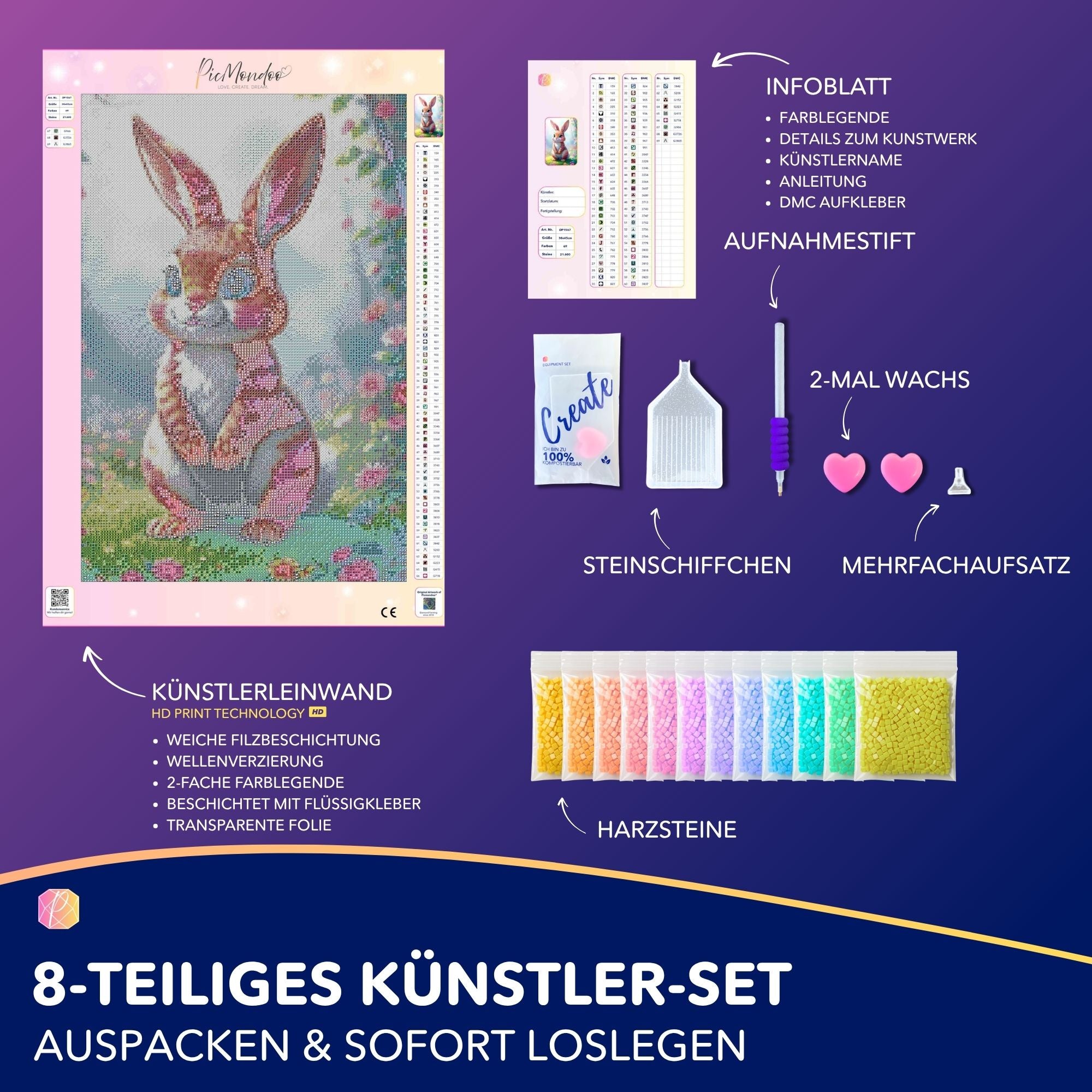 Diamond Painting 7 Tage Special - Flora Puschel