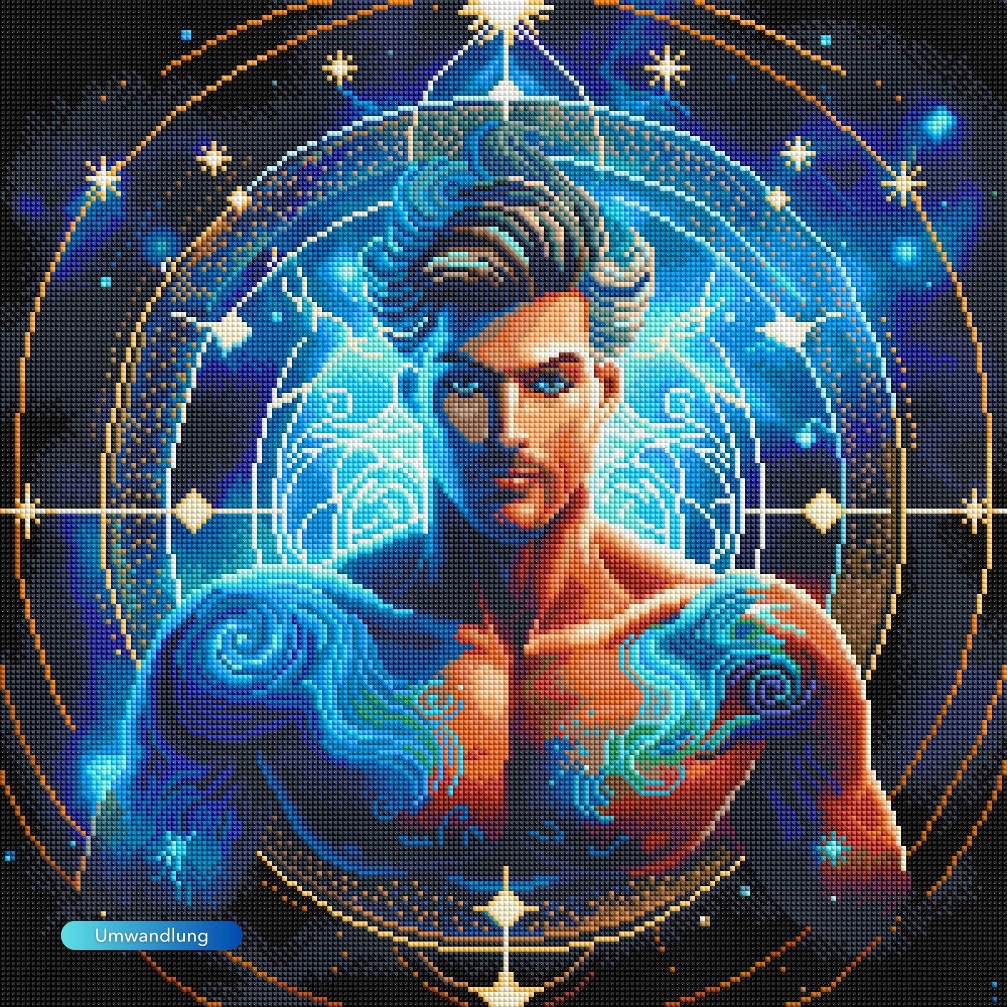Diamond Painting - Sternzeichen Wassermann "Limited Edition"