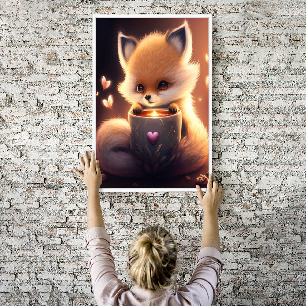 Diamond Painting Wandbild Kleiner Fuchs