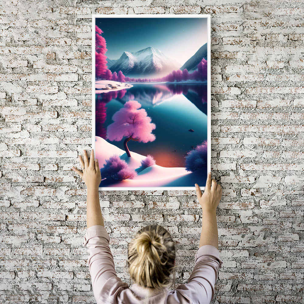 Diamond Painting Wandbild Mountain Magic