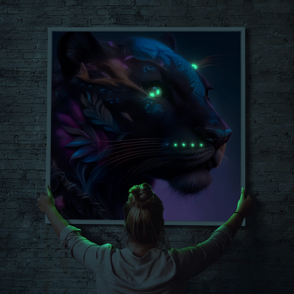 Diamond Painting Special Wandgestaltung Special gepard